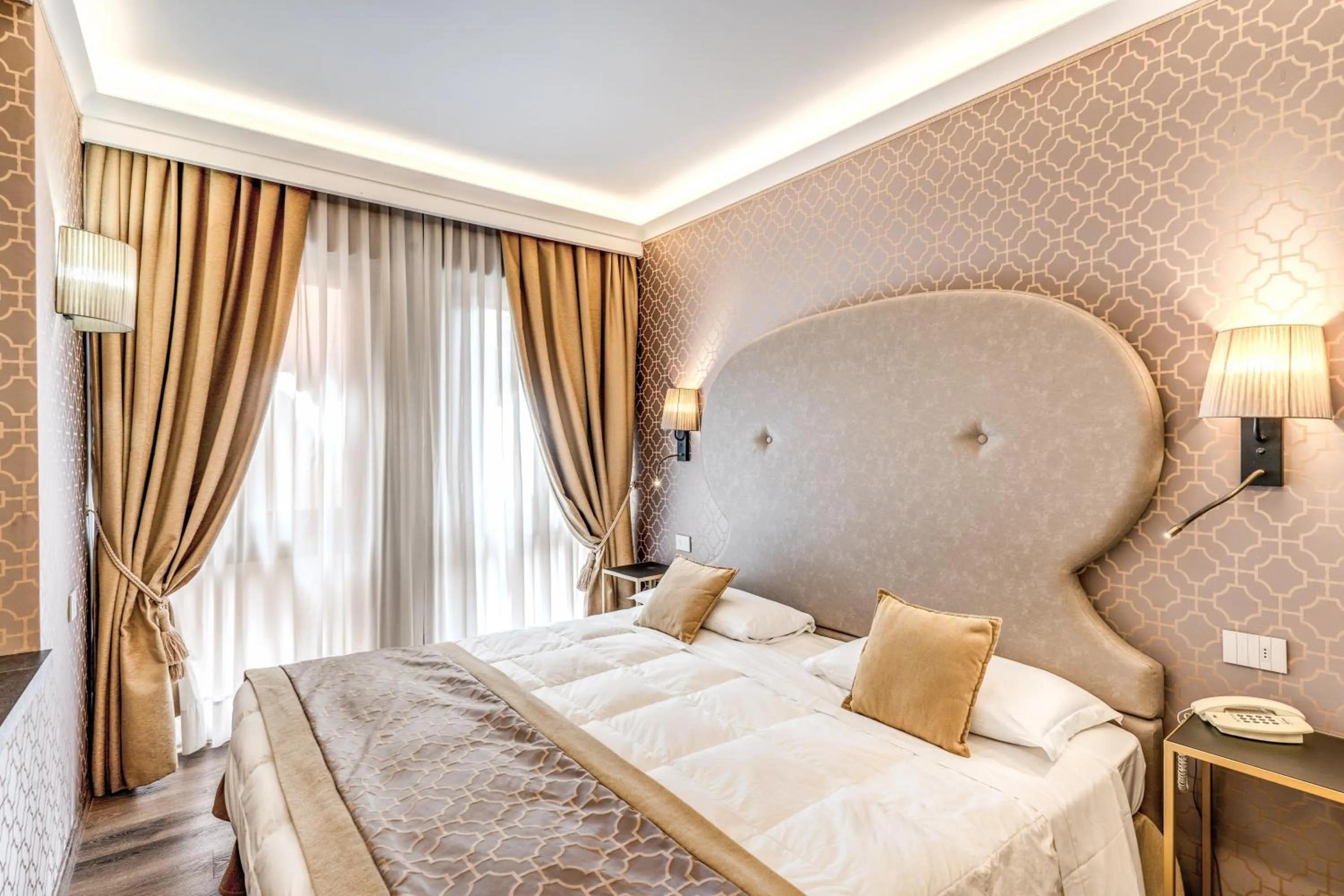 Bed in Hotel Belle Arti