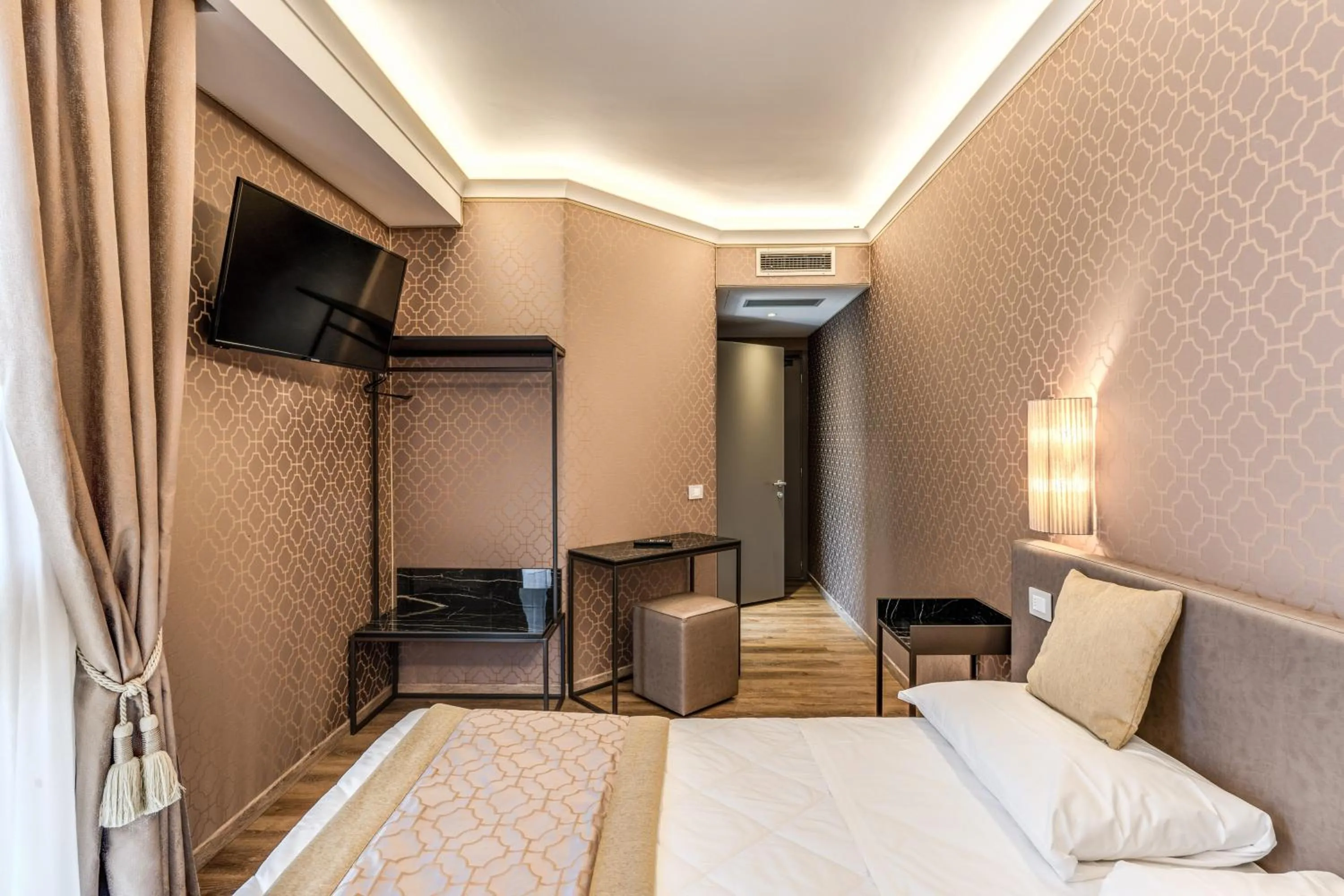 Bed in Hotel Belle Arti