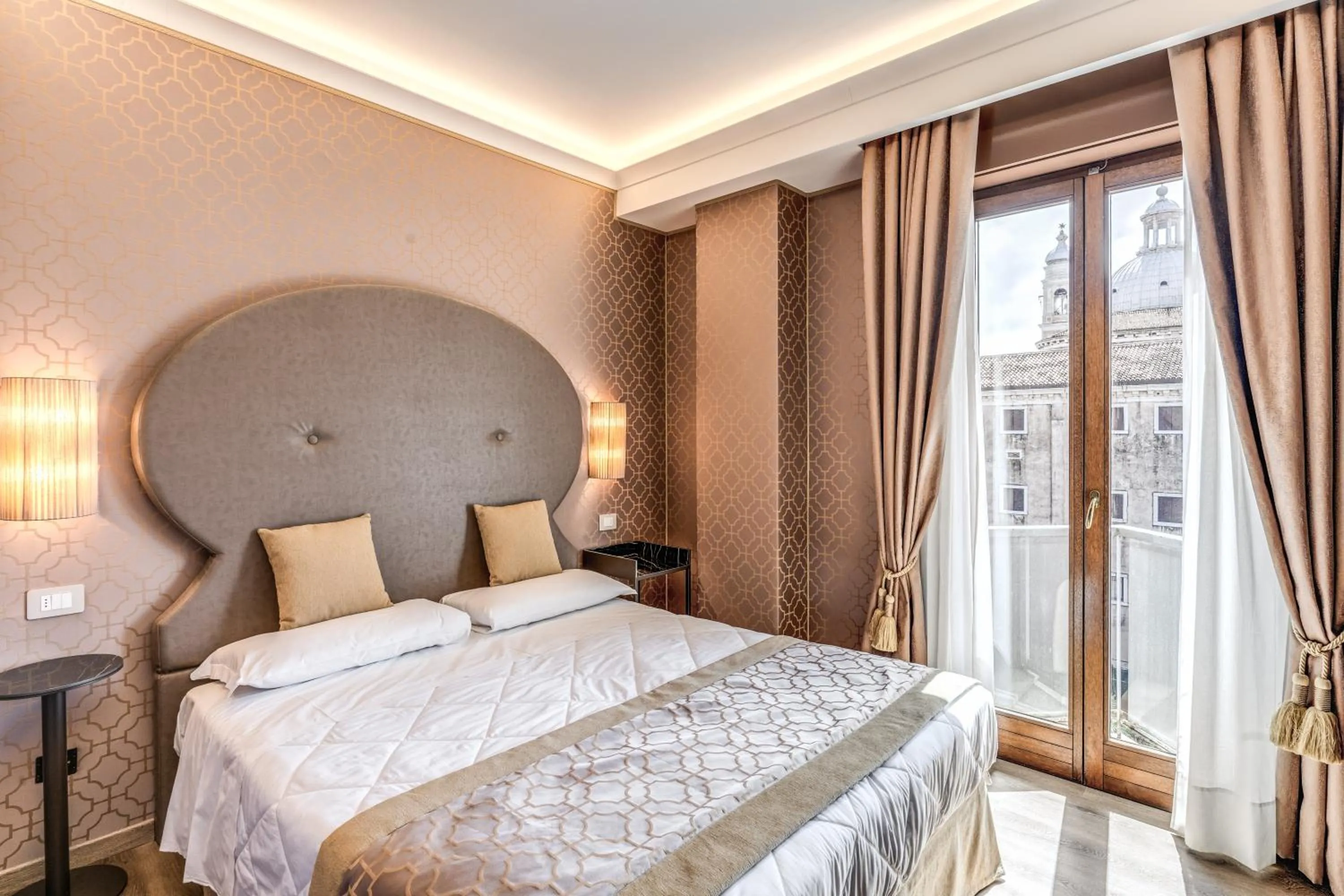 Bed in Hotel Belle Arti