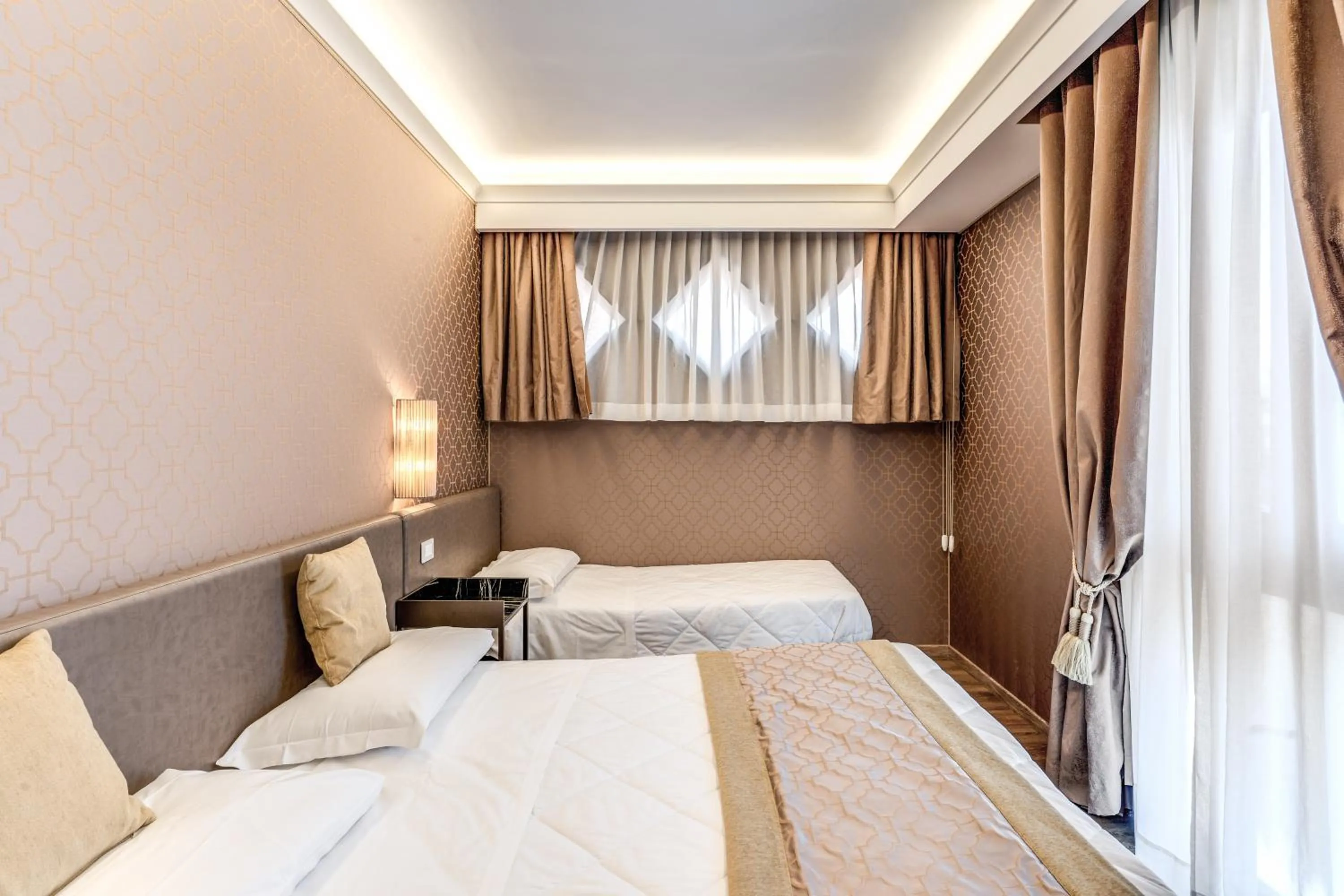 Bed in Hotel Belle Arti