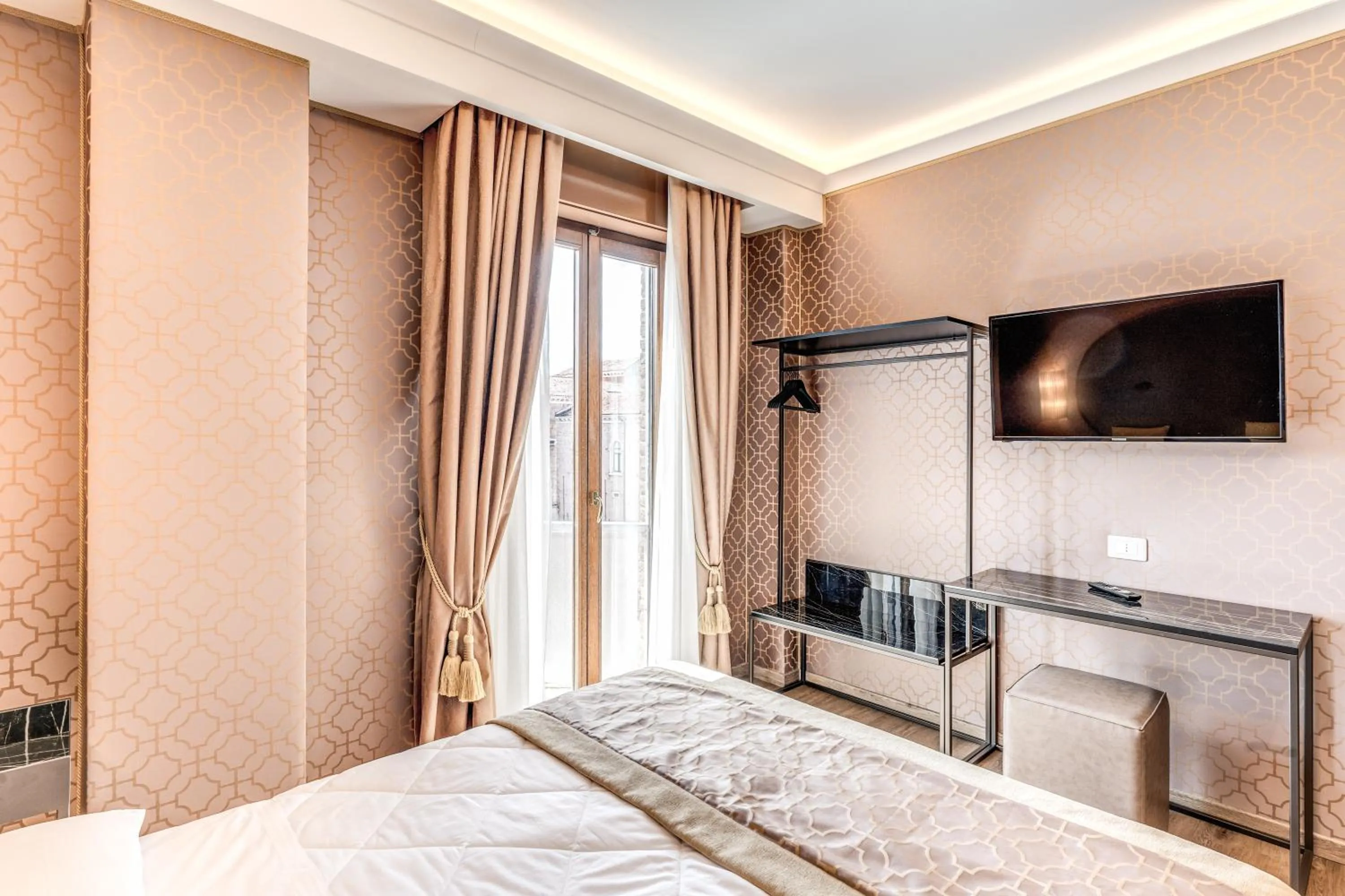 Bed in Hotel Belle Arti