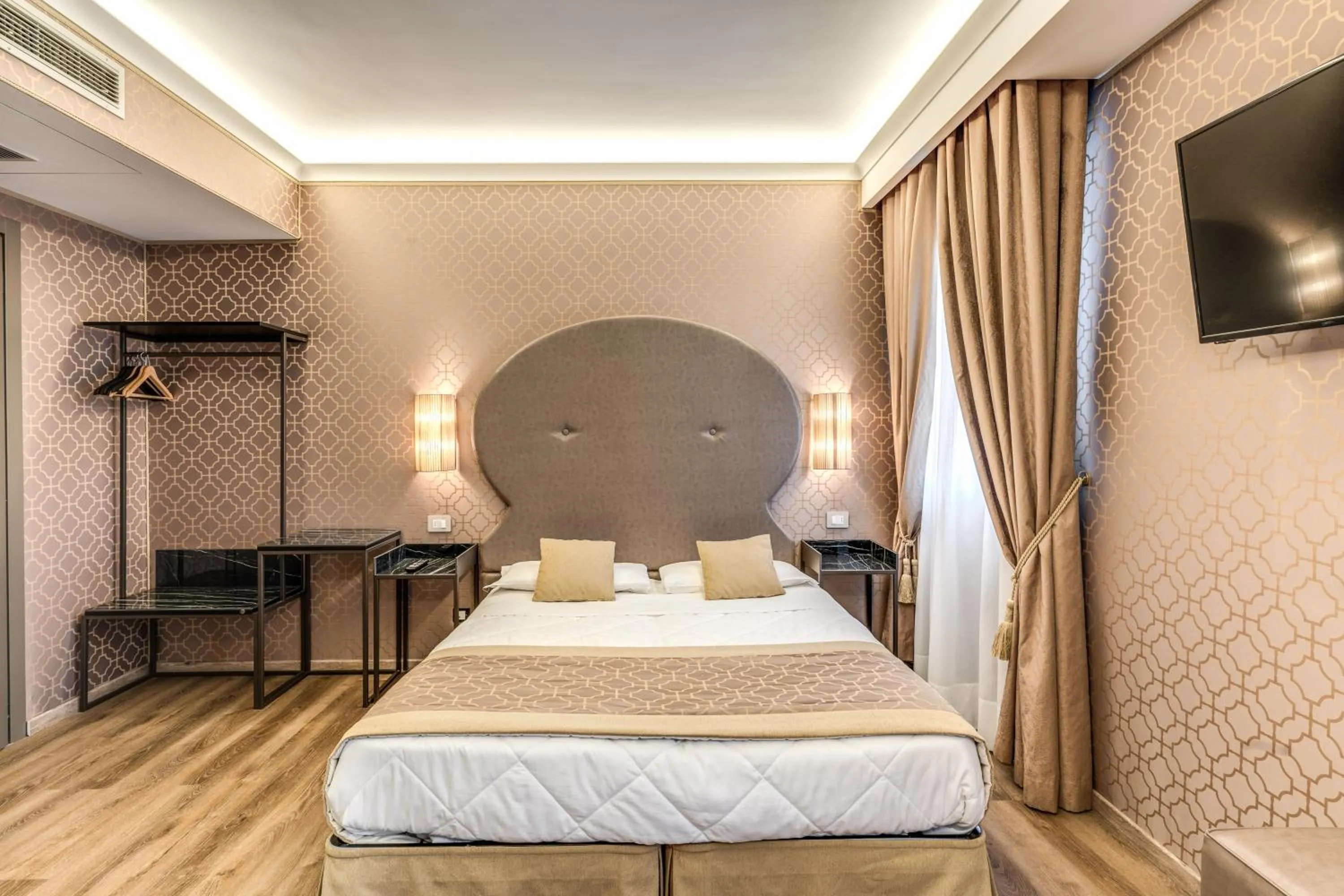 Bed in Hotel Belle Arti