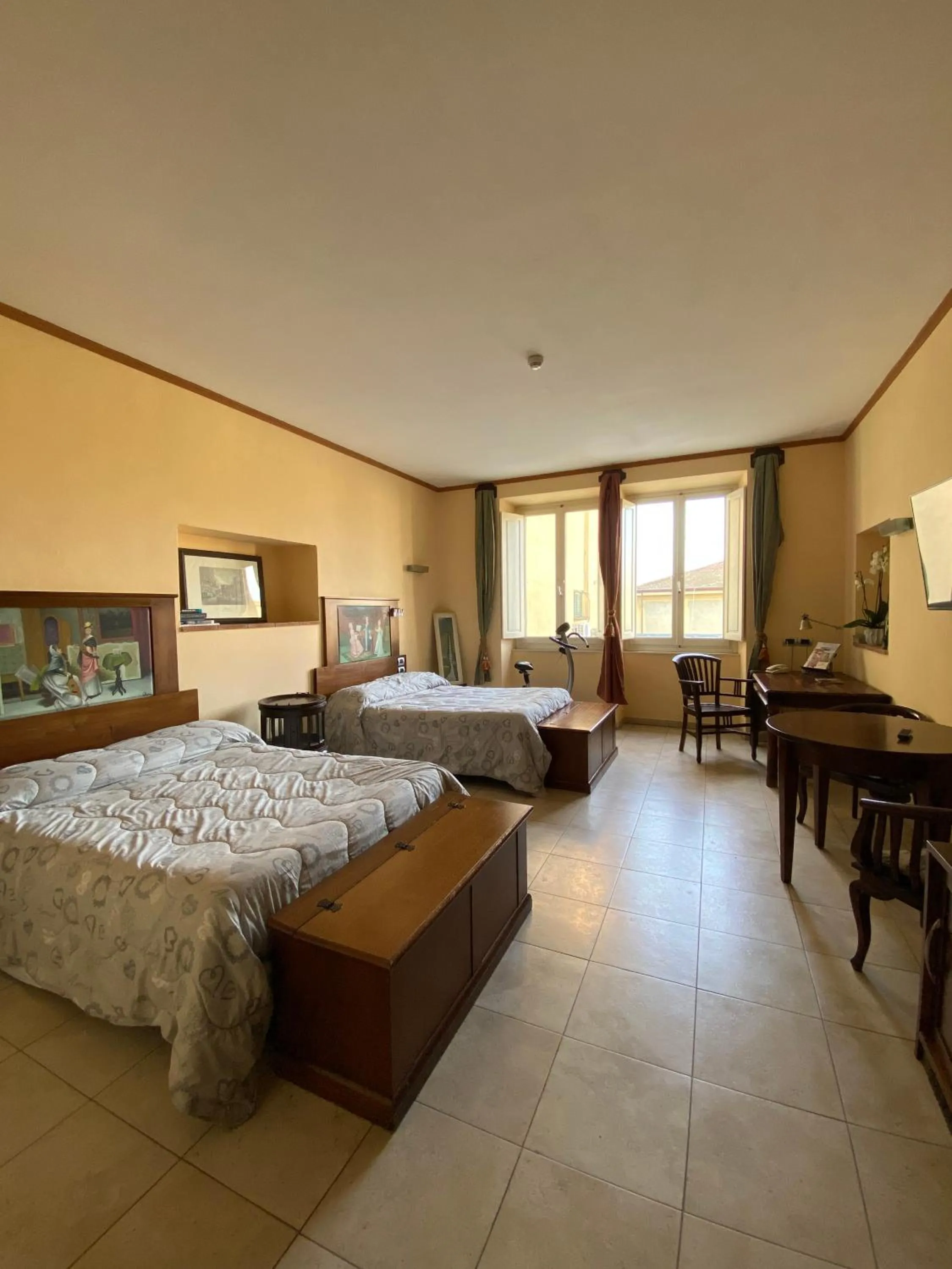 Bed in Vogue Hotel Arezzo