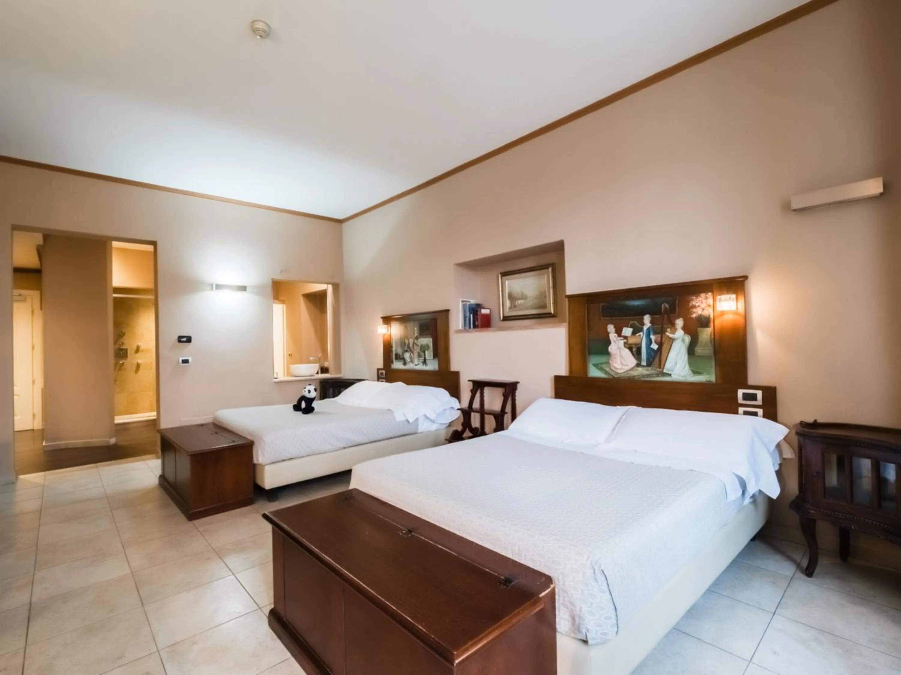 Bed in Vogue Hotel Arezzo