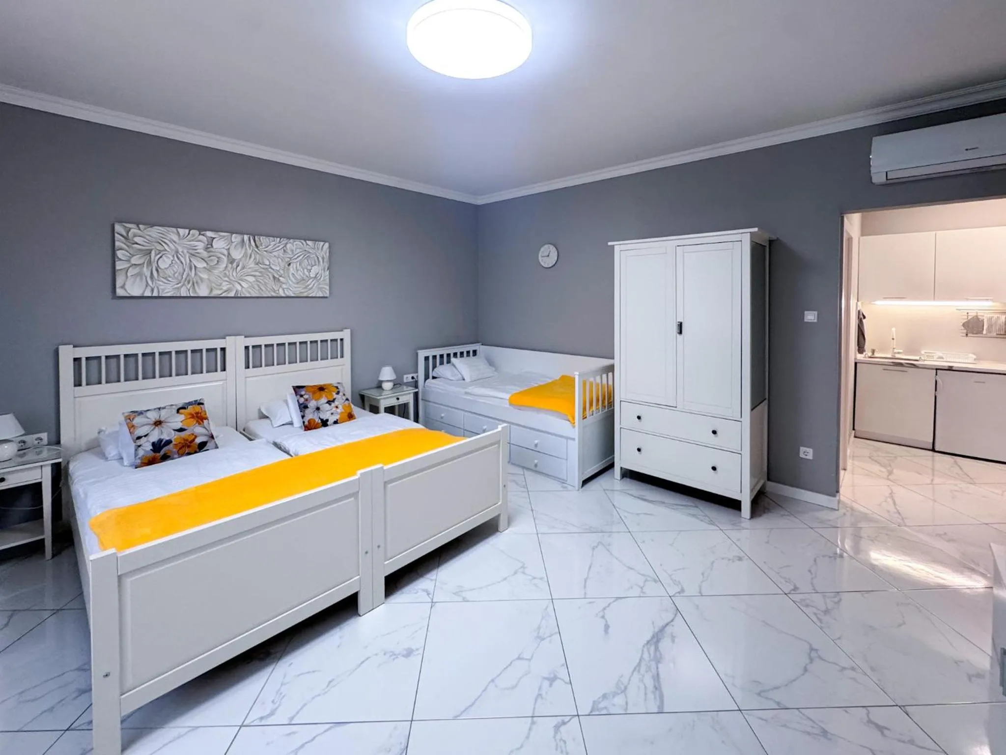 Bed in Camille Apartmanhouse