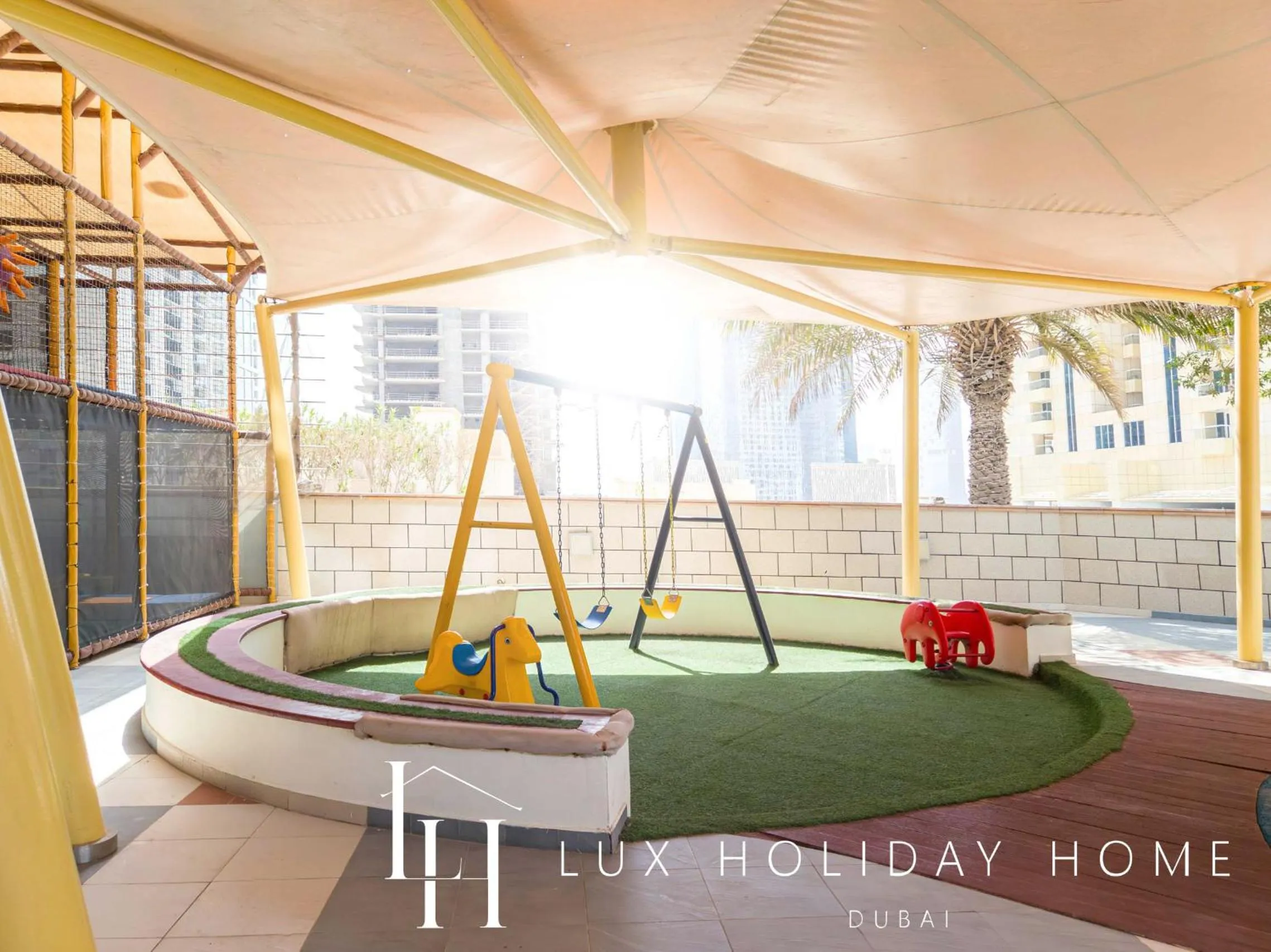 Children play ground in LUX The Sky View Suite Dubai Marina