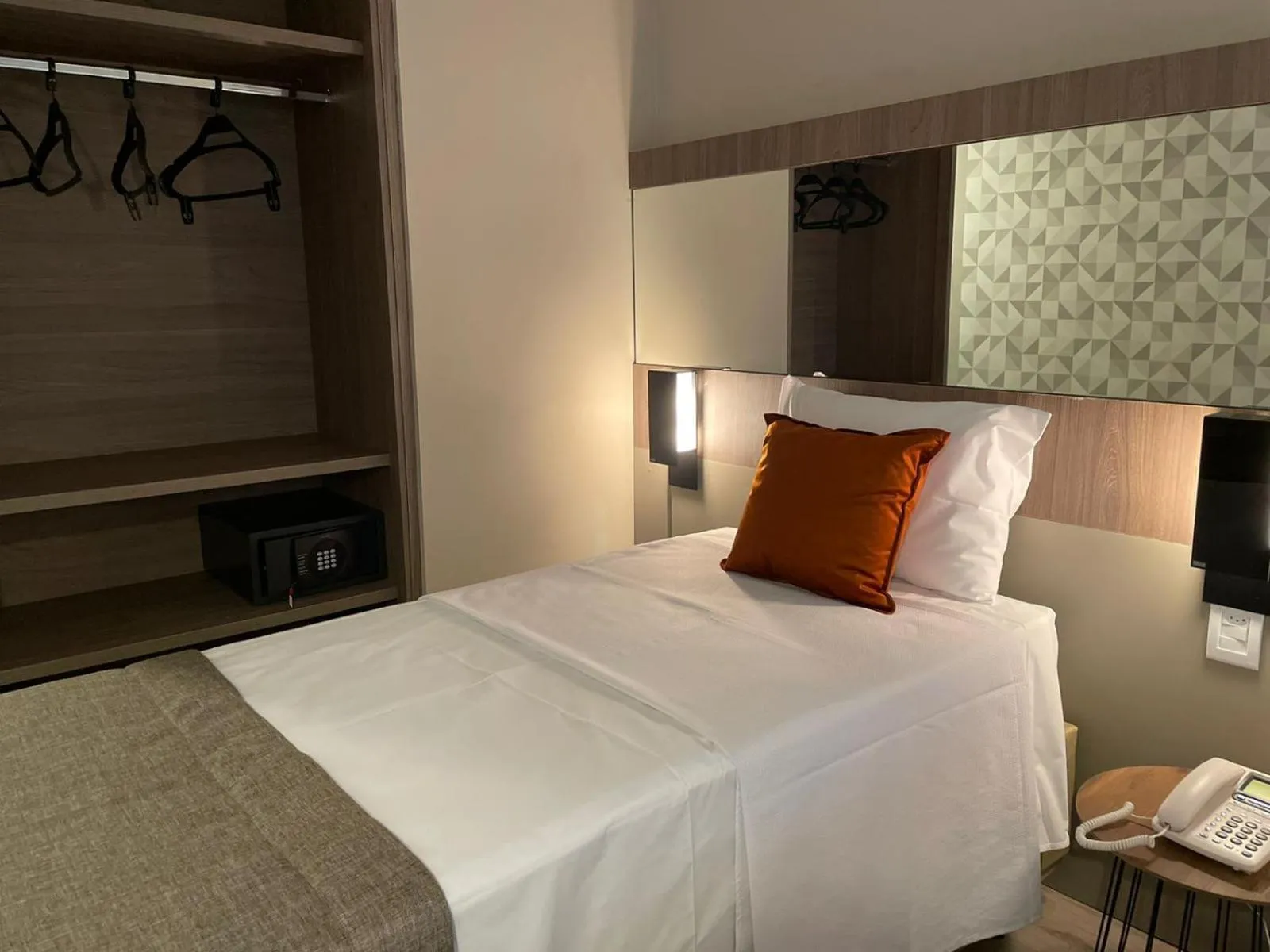 Bed in Logic Hotel Volta Redonda