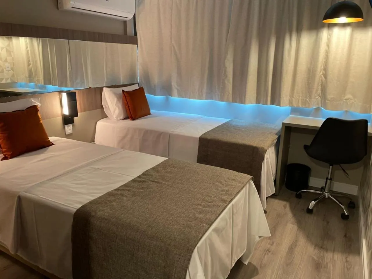 Bed in Logic Hotel Volta Redonda