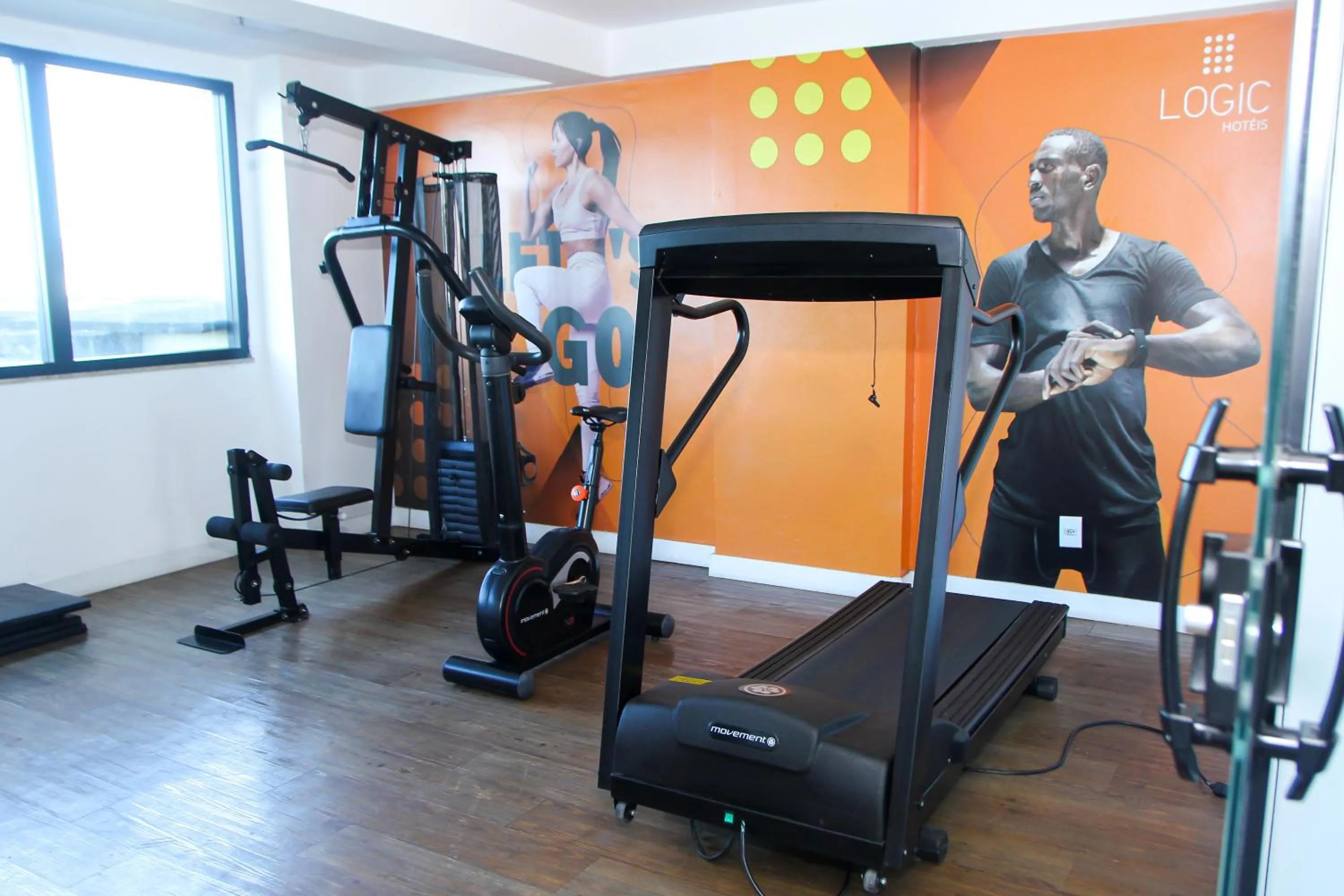 Fitness centre/facilities in Logic Hotel Volta Redonda