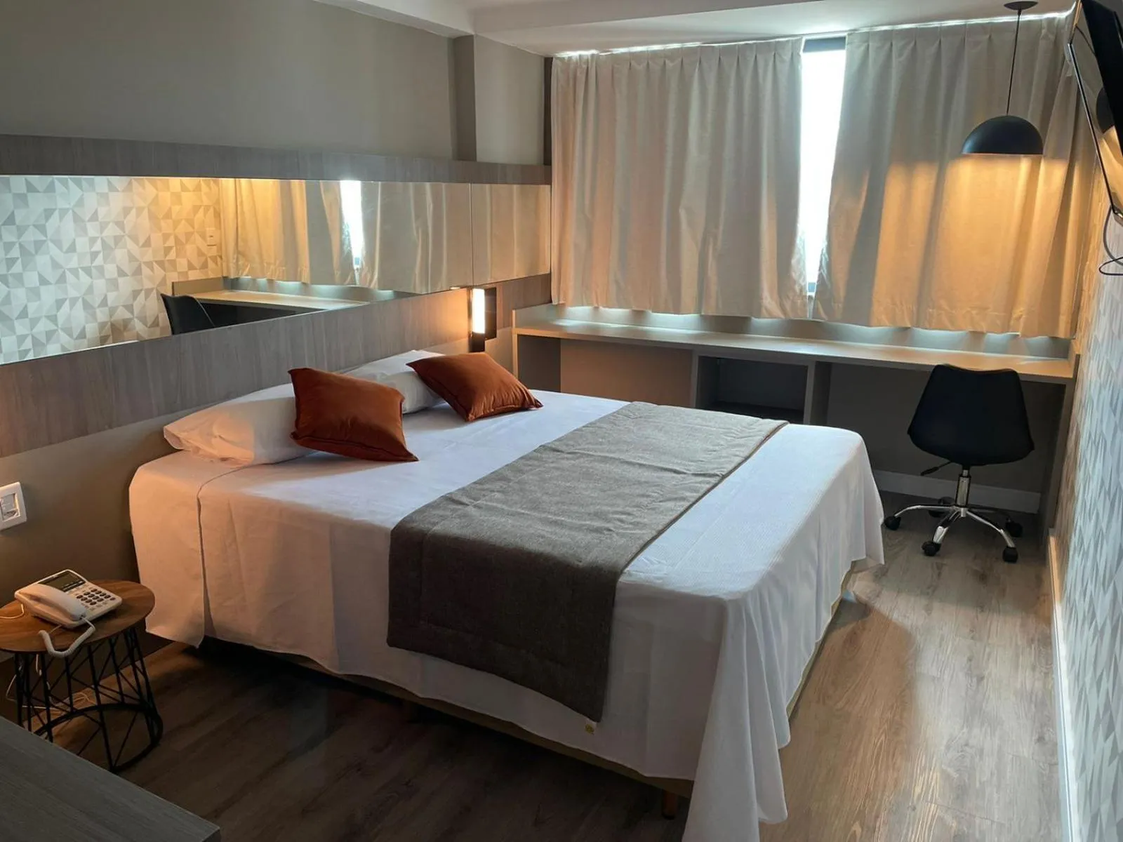 Bed in Logic Hotel Volta Redonda