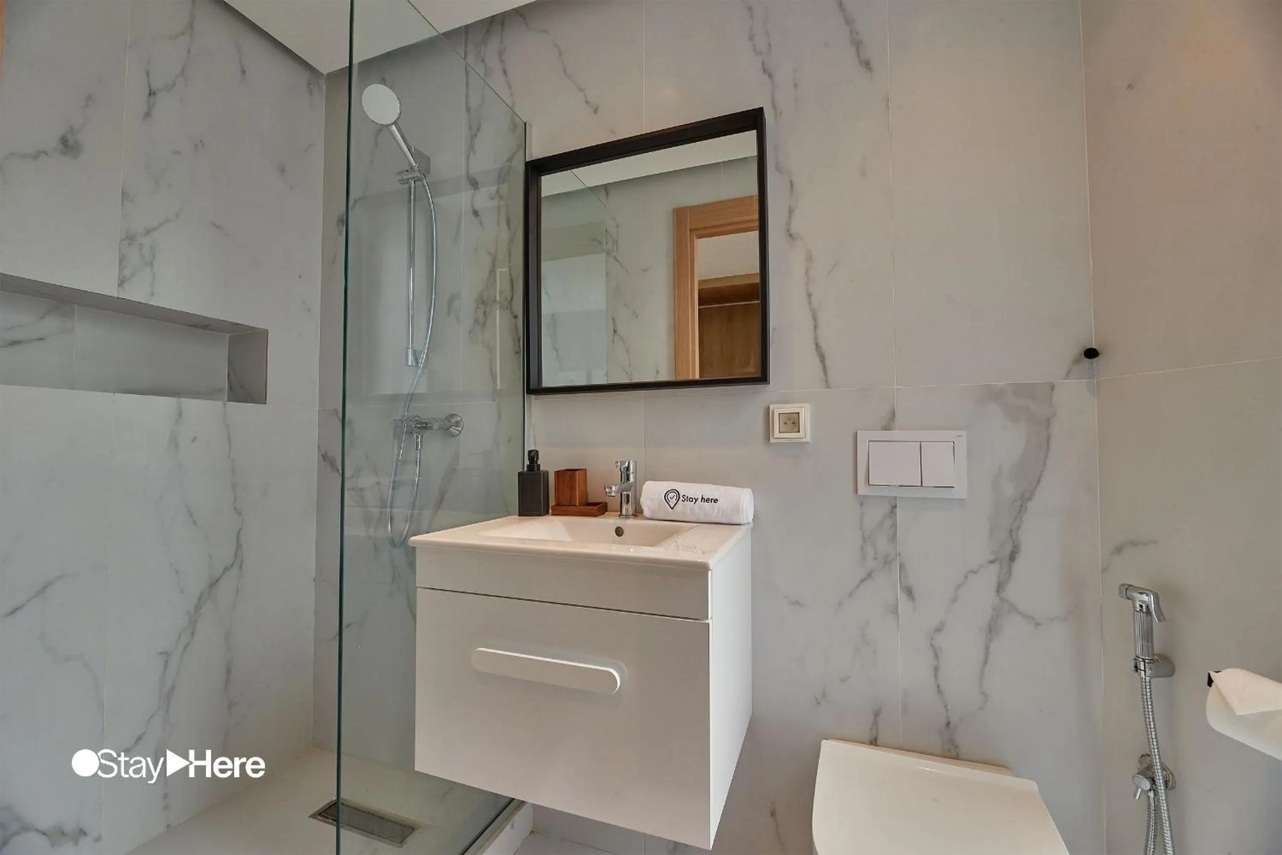 Bathroom in Stayhere Casablanca - Palmier - Executive Residence