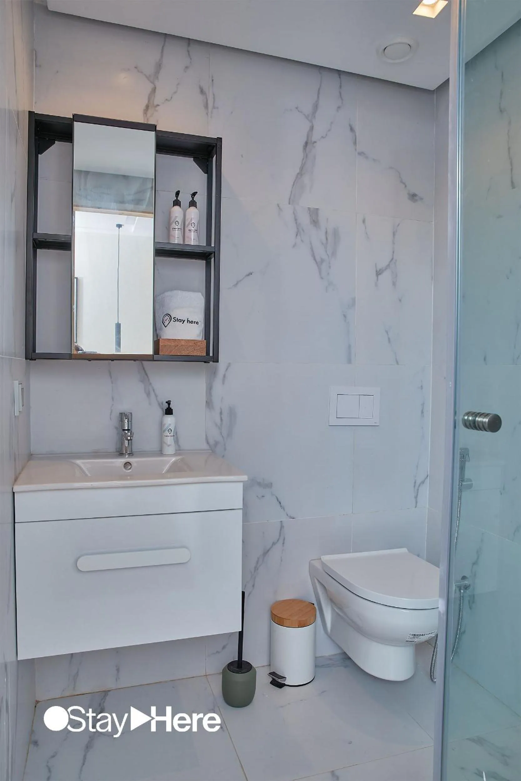 Bathroom in Stayhere Casablanca - Palmier - Executive Residence