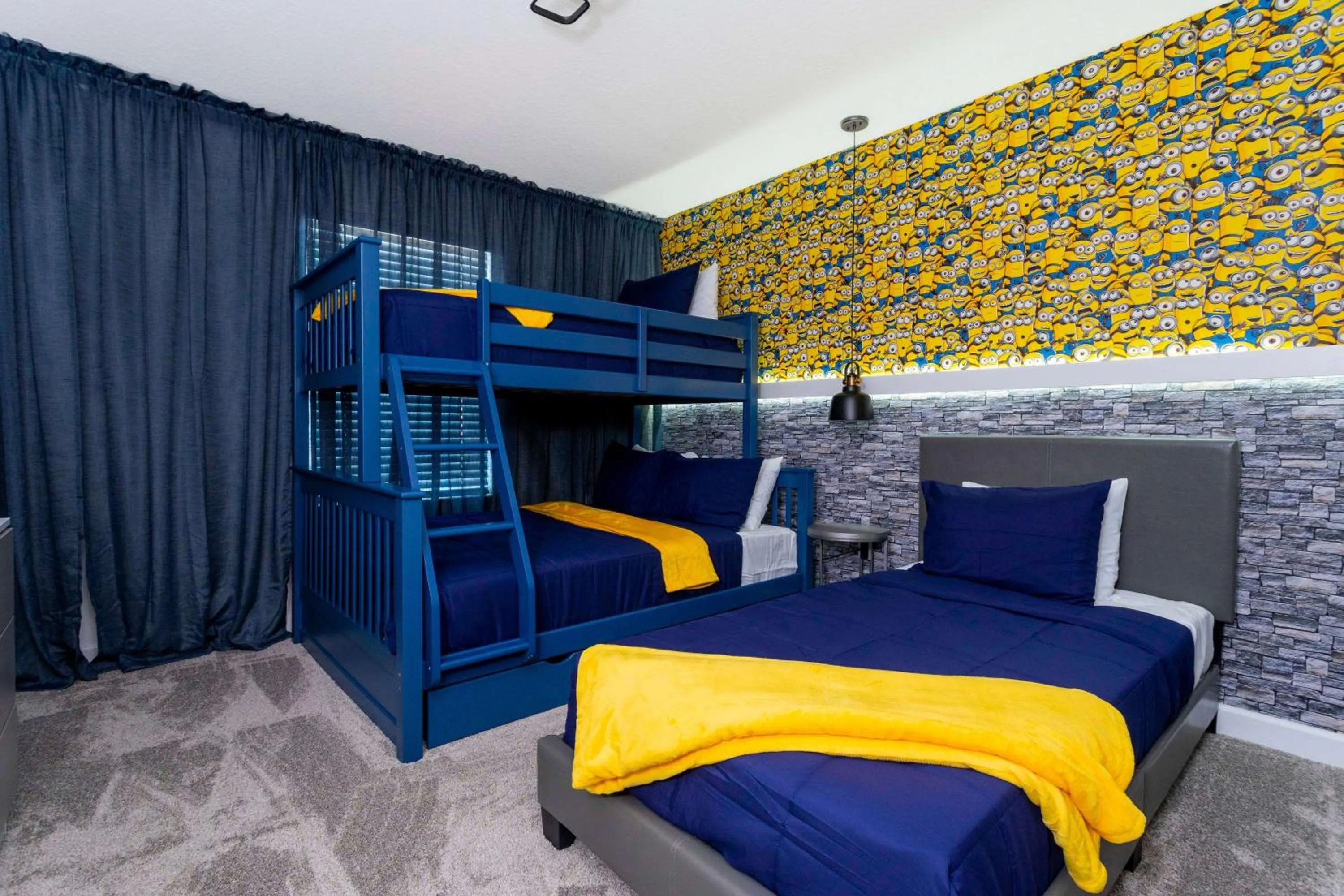 Bed in Gorgeous 4 Bd Close to Disney w/ Pool @ Storey Lake Resort 4245