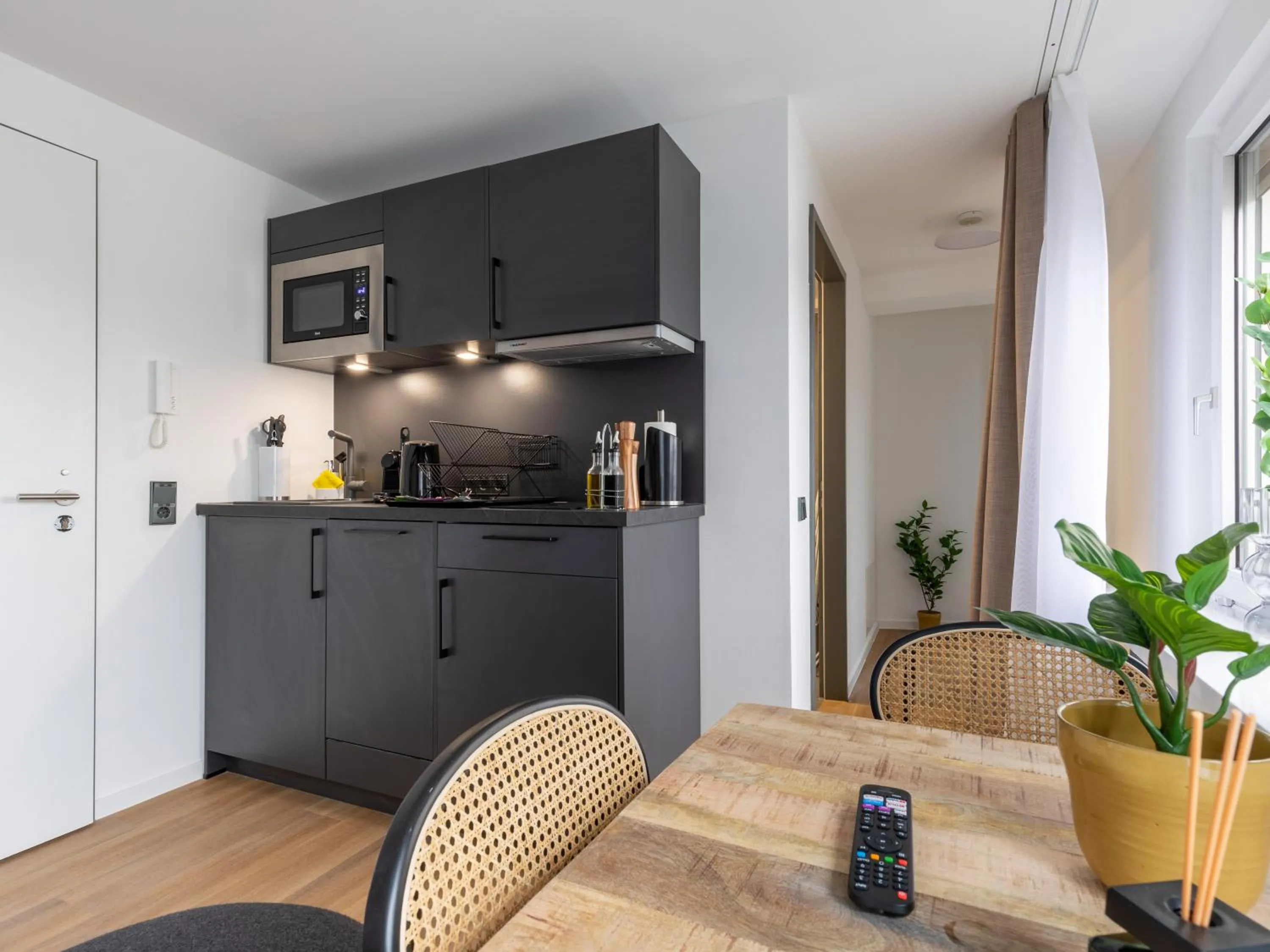 Kitchen or kitchenette in Limehome Essen Kettwiger Straße