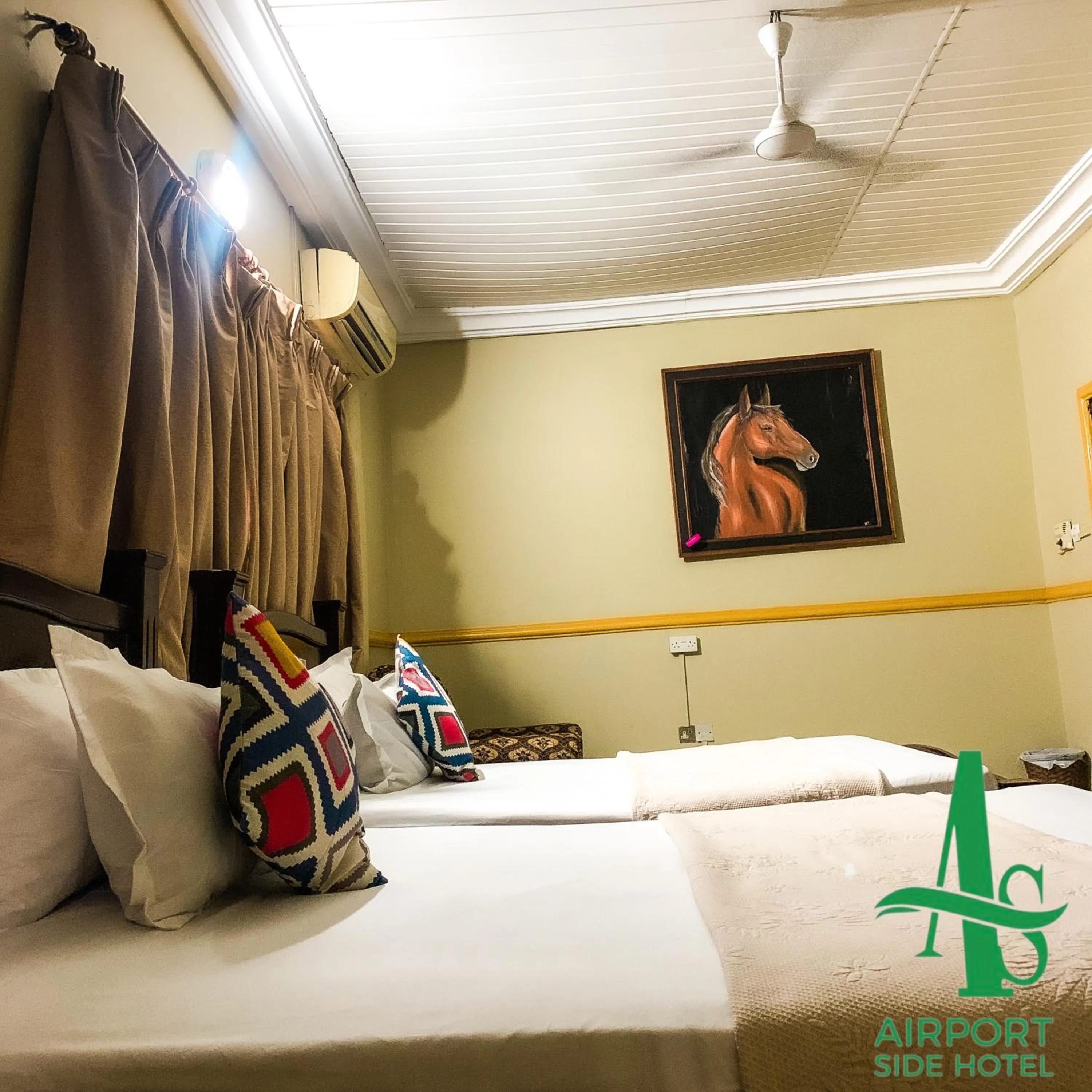 Bed in Airport Side Hotel