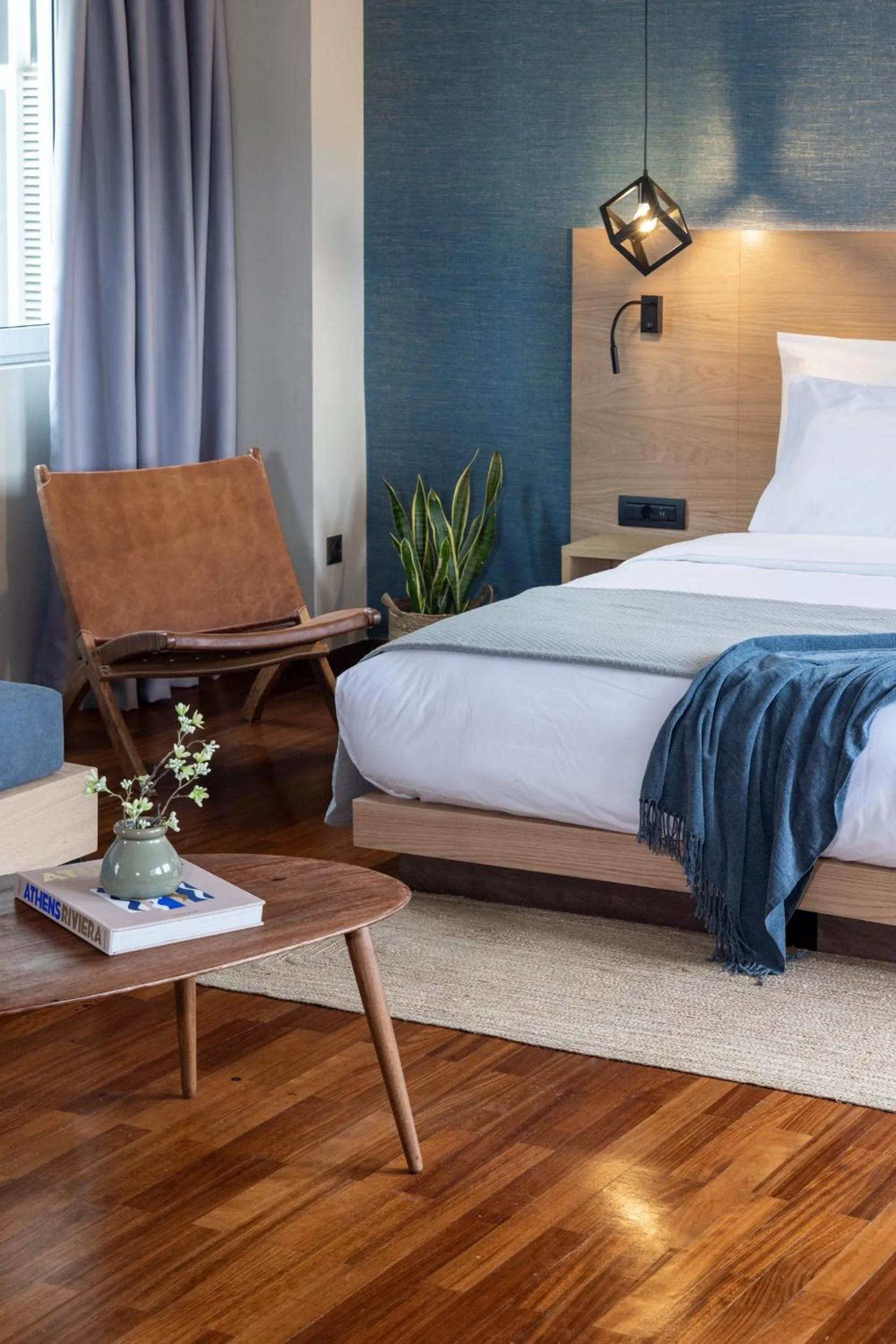 Decorative detail, Bed in Arcade Hotel Athens