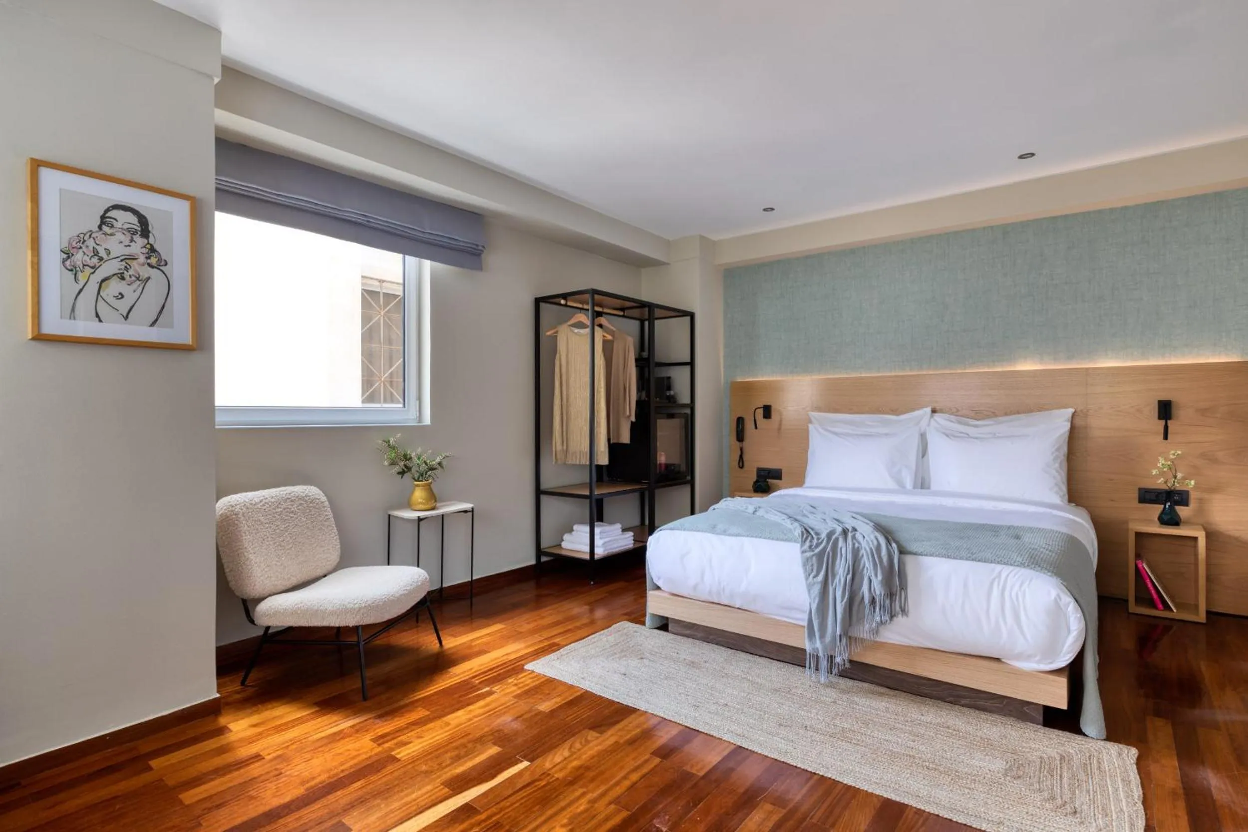 Bed in Arcade Hotel Athens