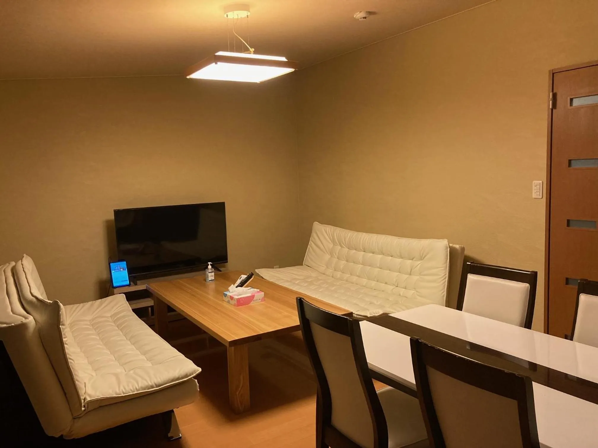 Seating area in YUFUIN YUKI-AN