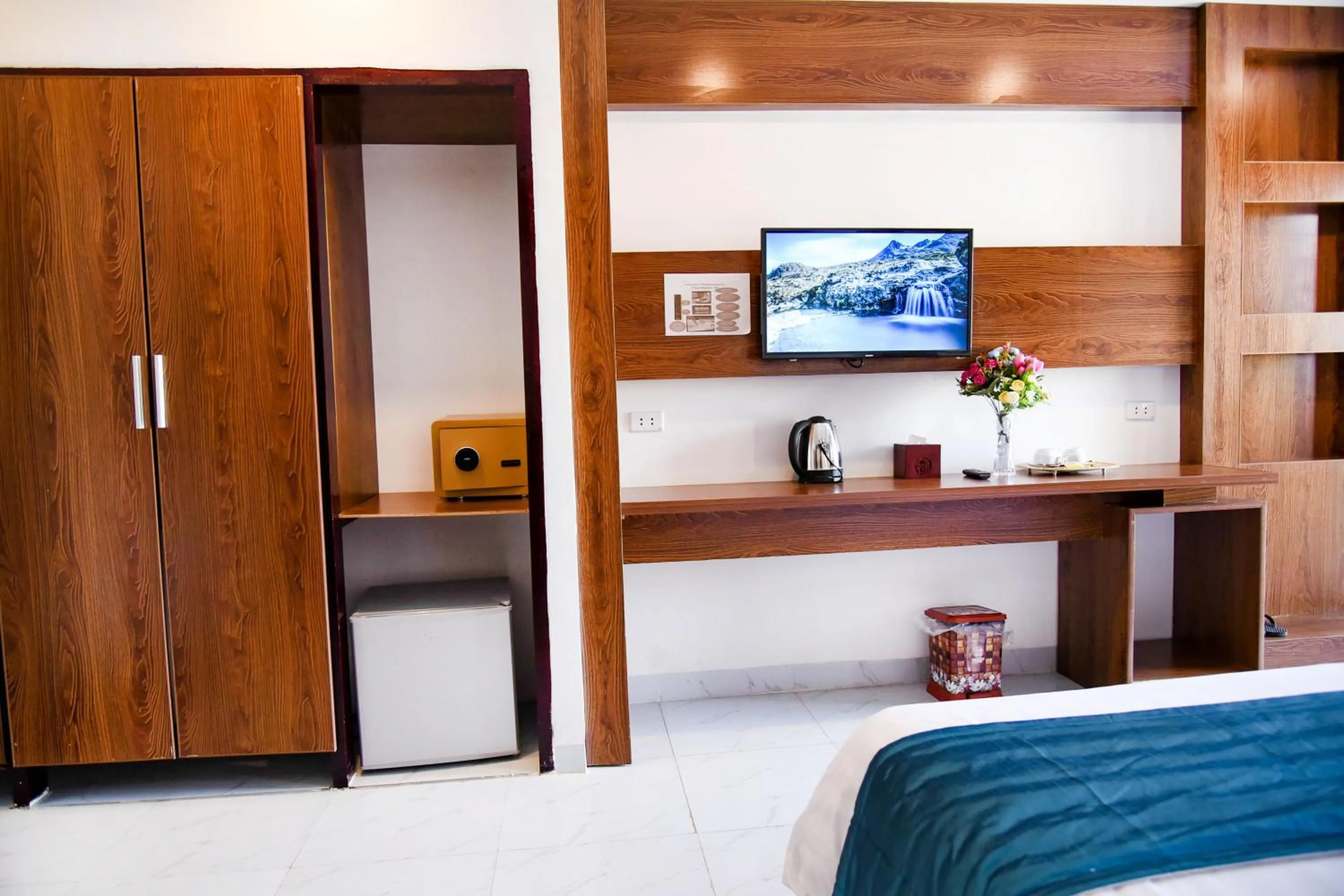 Bed in Vang Vieng Diamond Resort