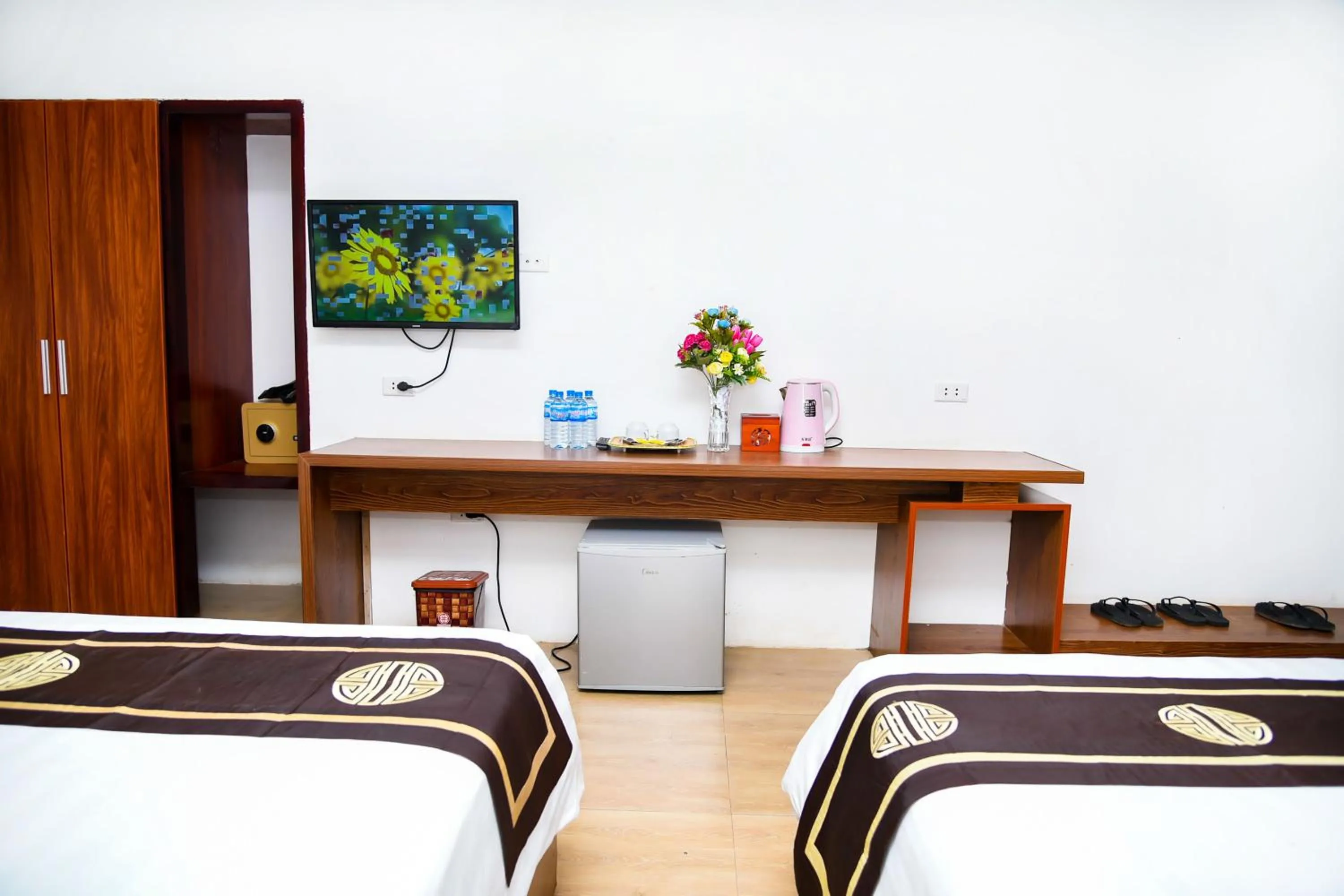 Bed in Vang Vieng Diamond Resort