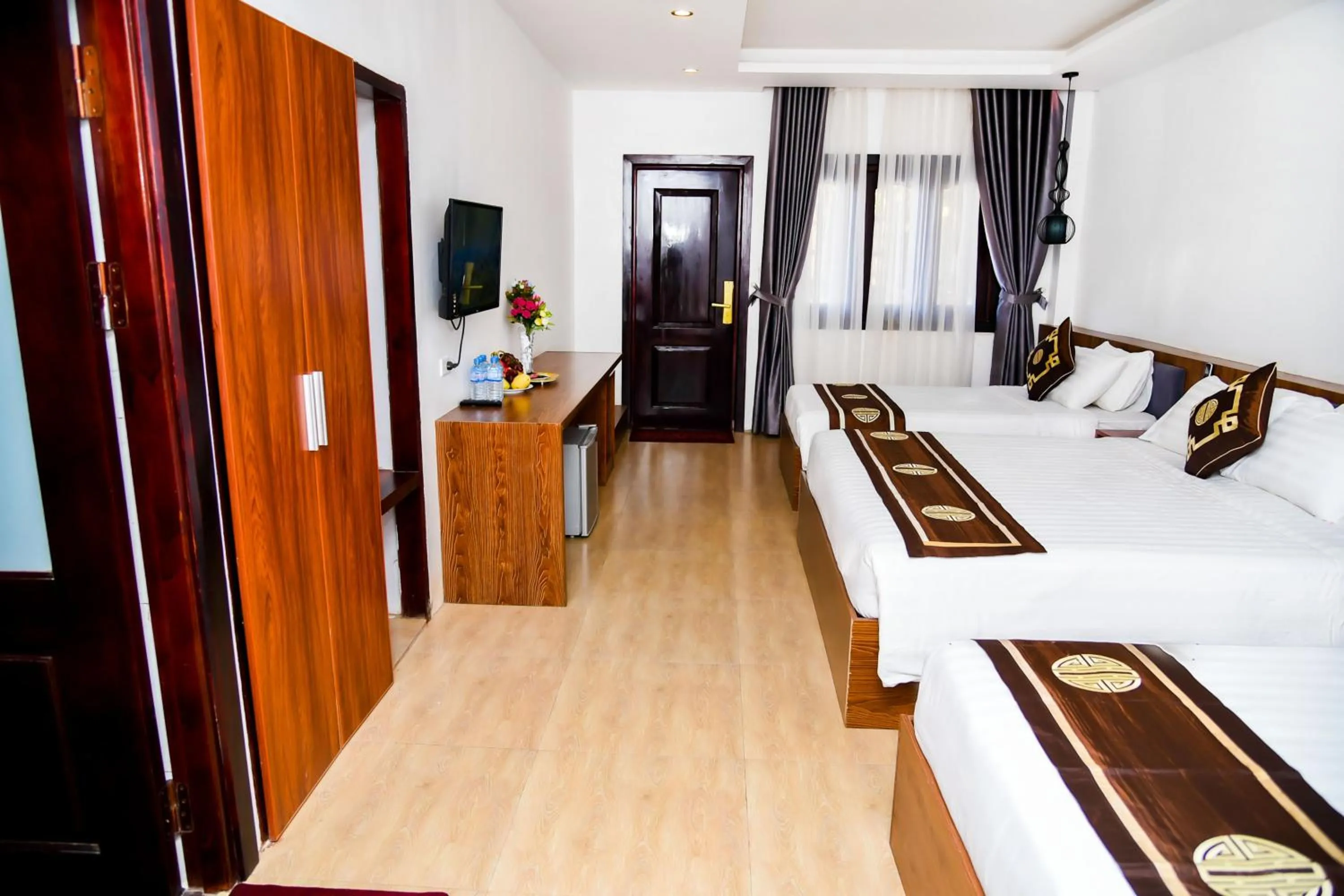 Bed in Vang Vieng Diamond Resort