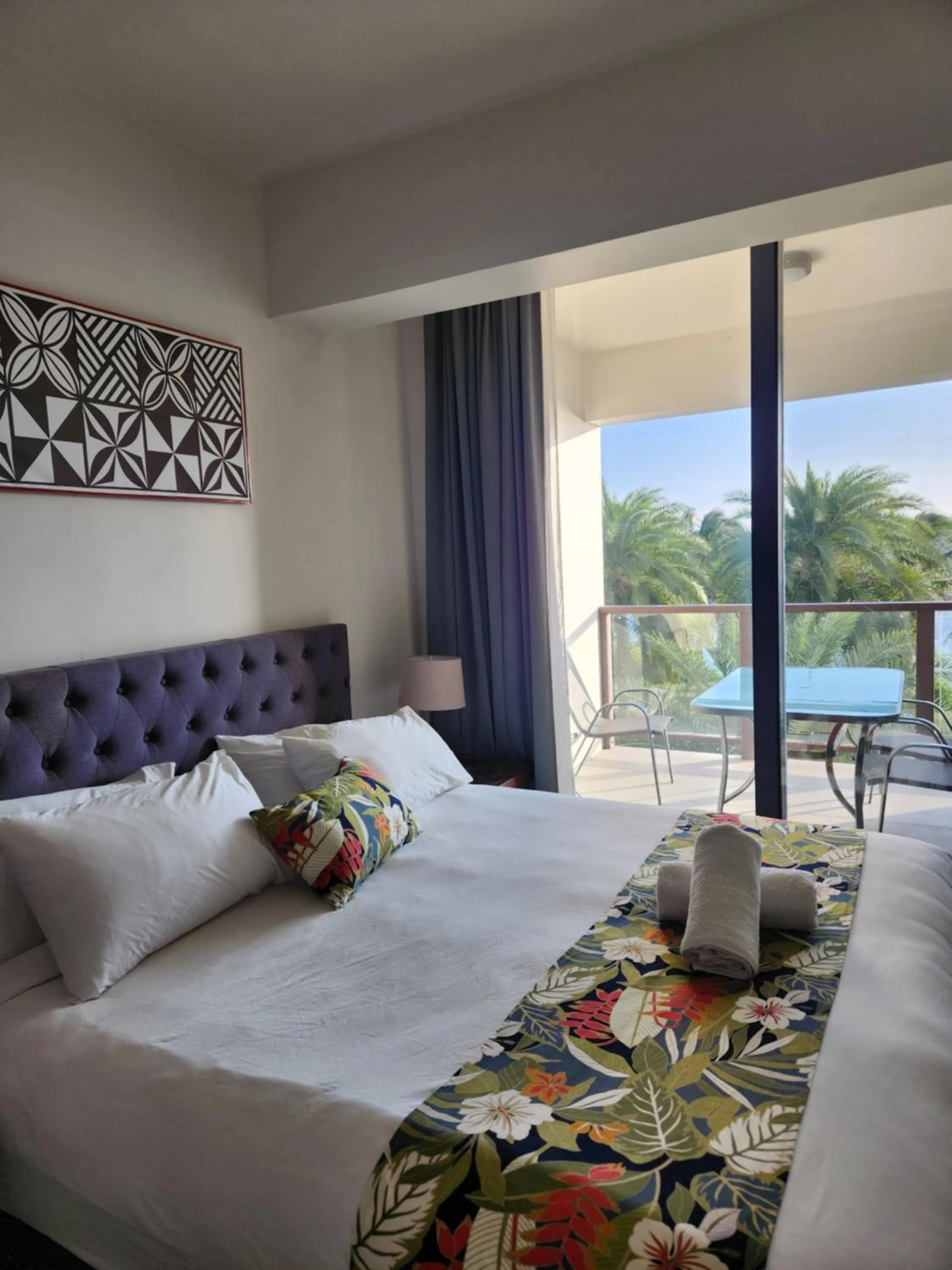 Bed in Ramada Suites By Wyndham Seafront Coral Coast