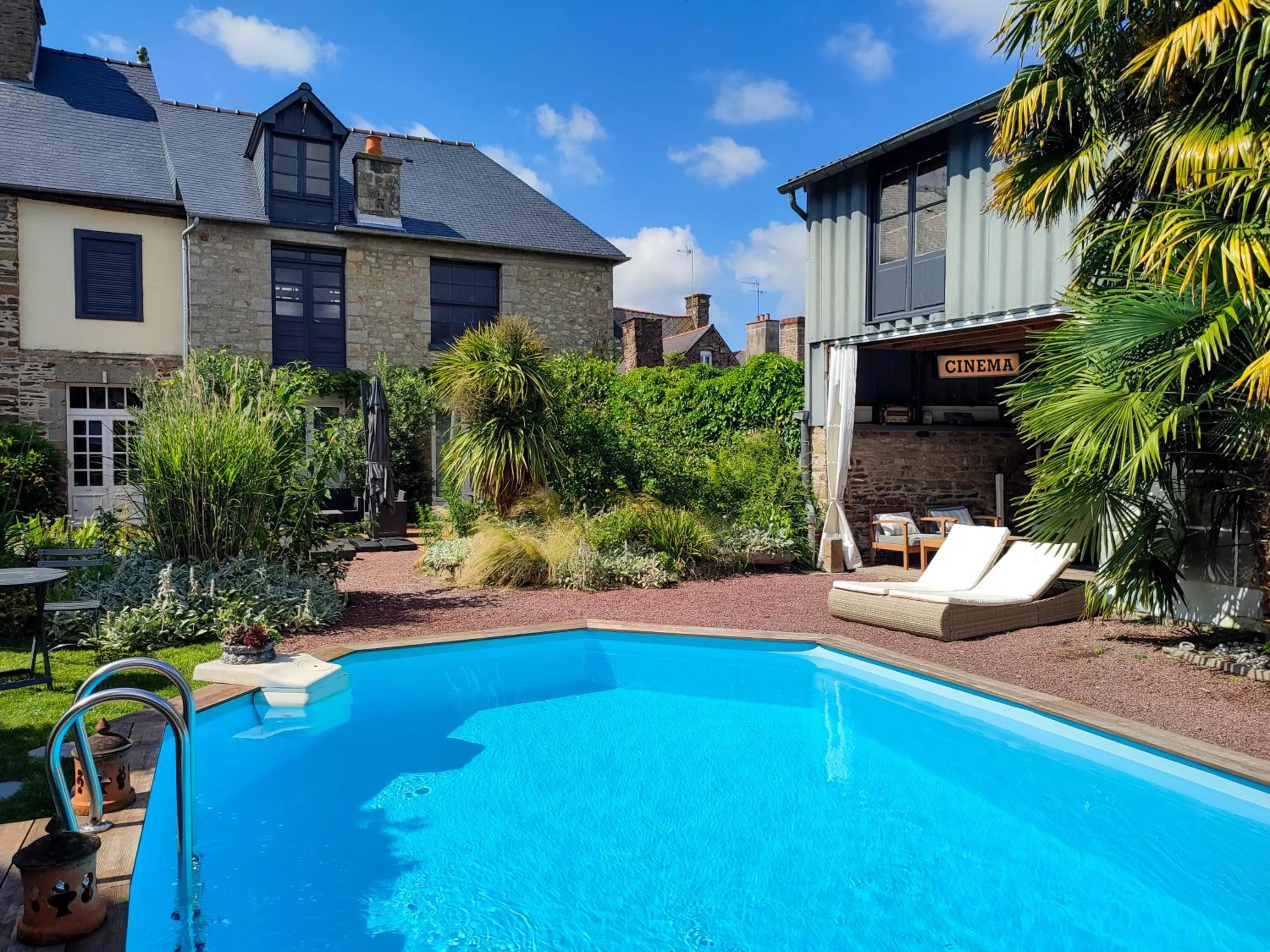 Patio in Gite Ty Nid Le 1900