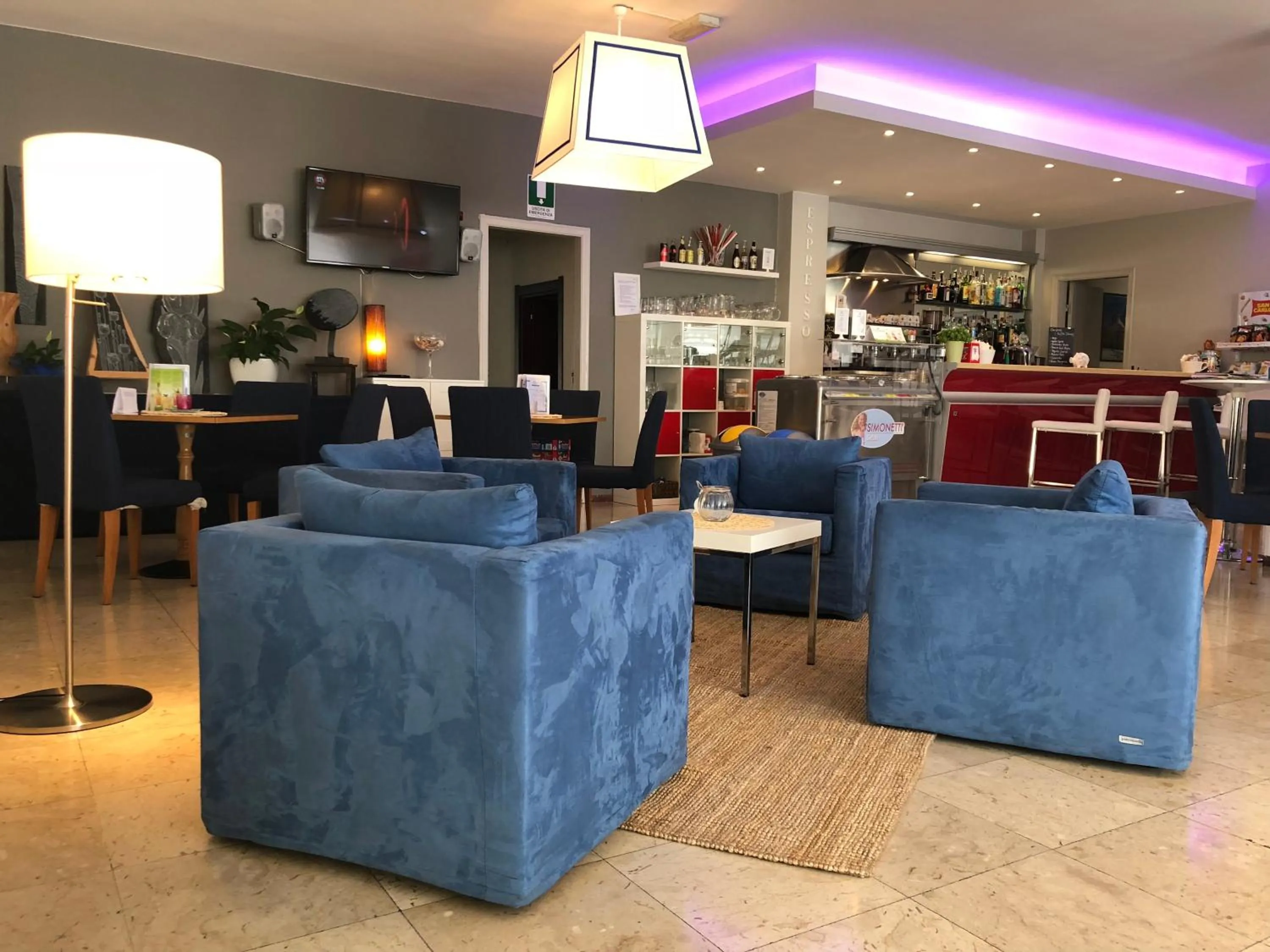 Lobby or reception in Hotel Doria