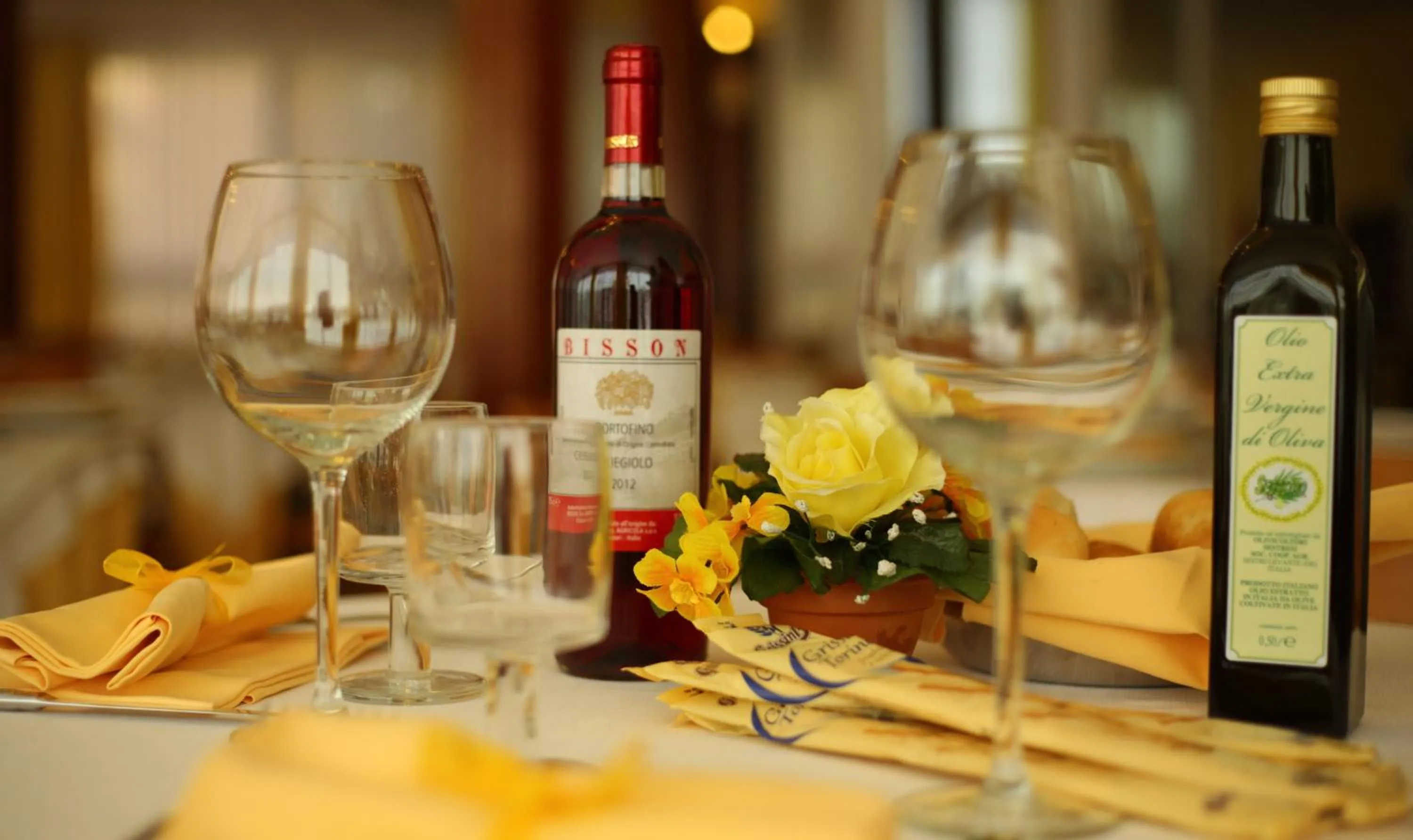 Alcoholic drinks in Hotel Doria