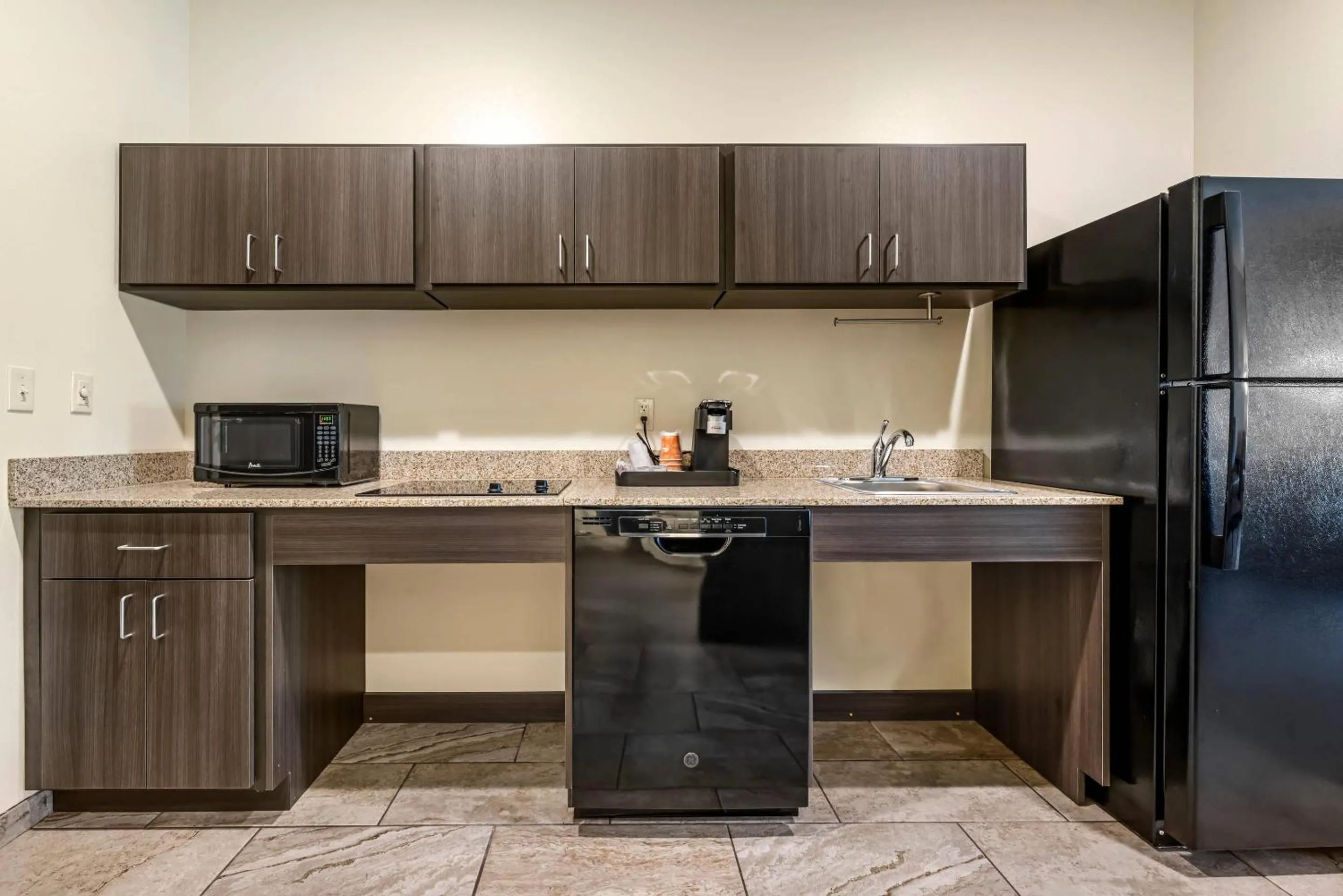 Bedroom in Comfort Inn & Suites Medina NY near Erie Canal