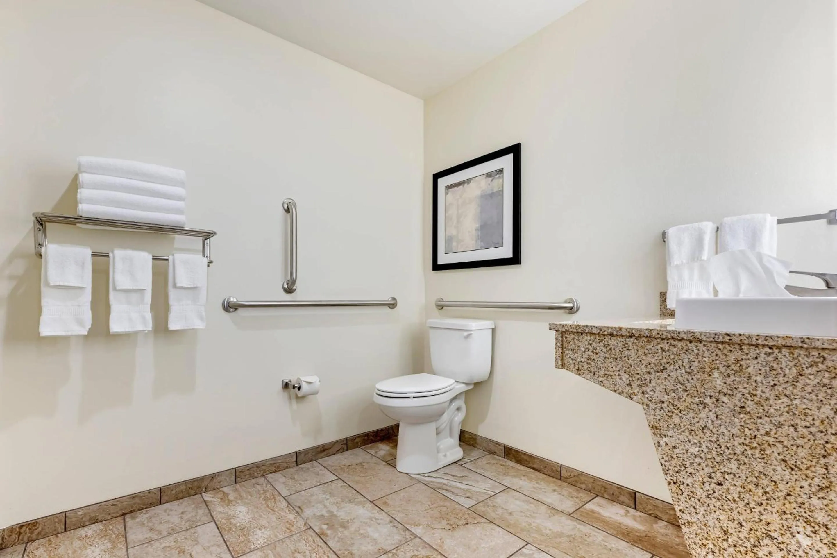 Bedroom in Comfort Inn & Suites Medina NY near Erie Canal