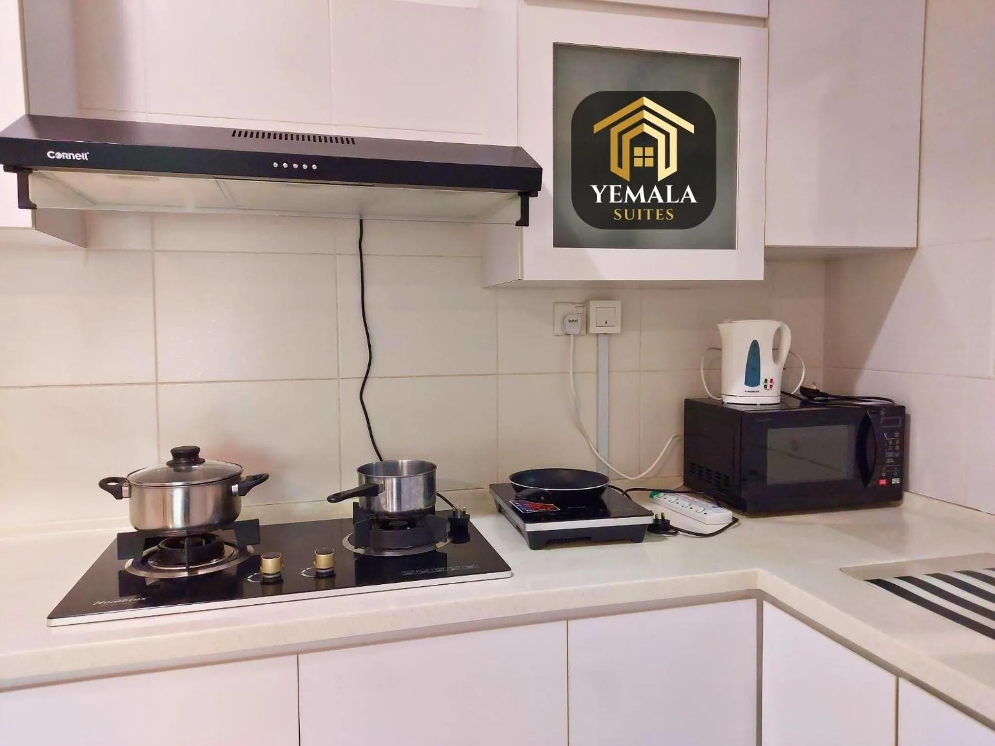 Kitchen or kitchenette in Yemala Suites at Skyloft - Johor