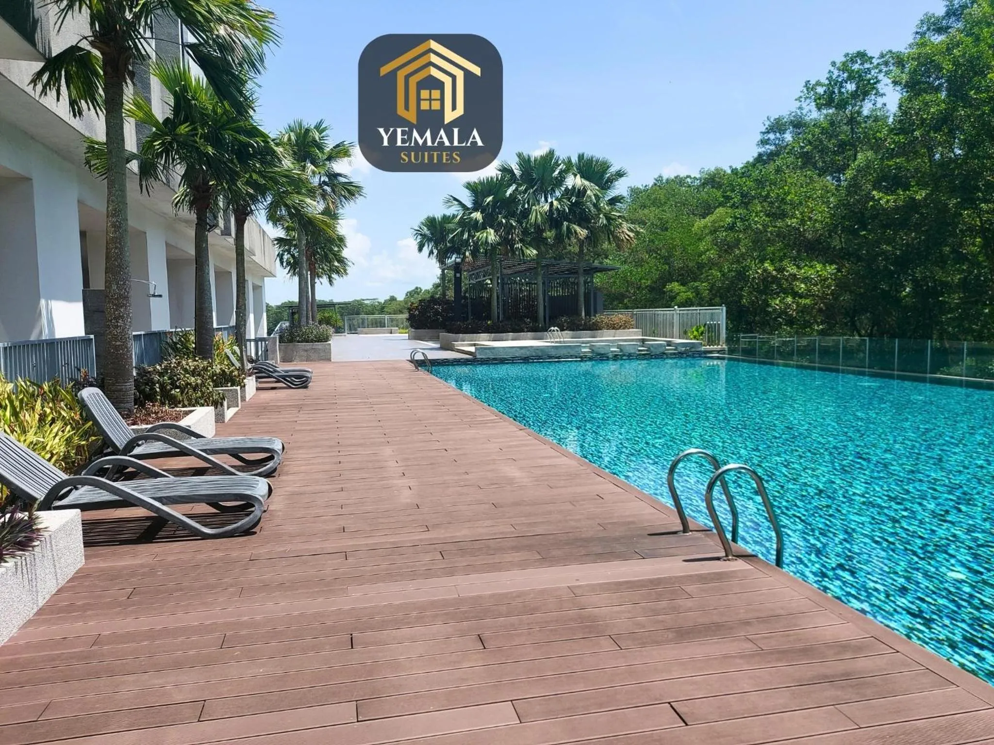 Swimming pool in Yemala Suites at Skyloft - Johor