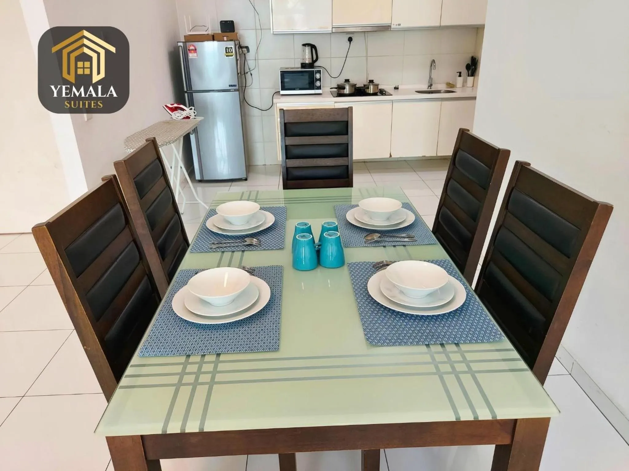 Dining area in Yemala Suites at Skyloft - Johor