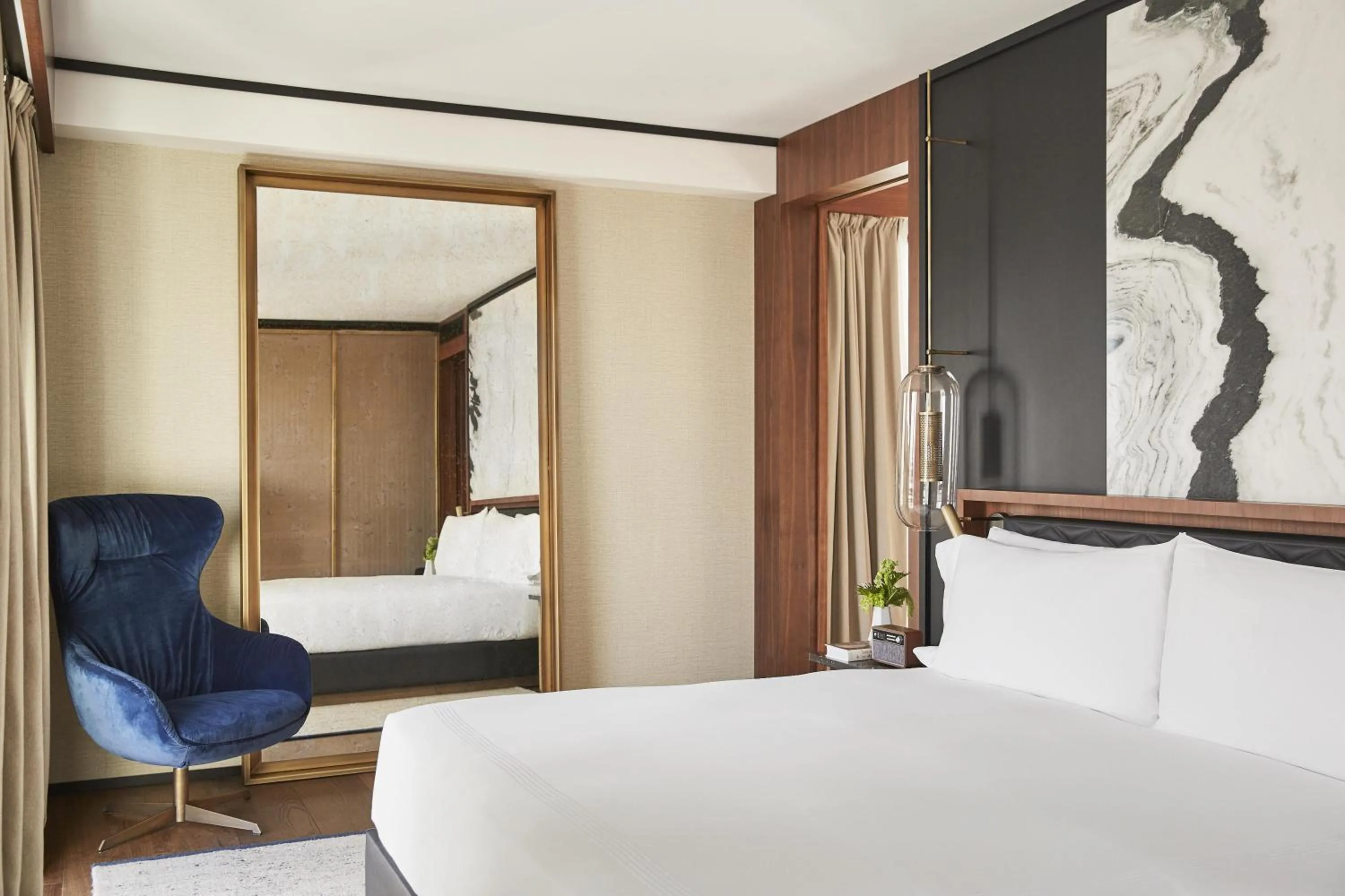 Bed in Thompson Madrid, by Hyatt