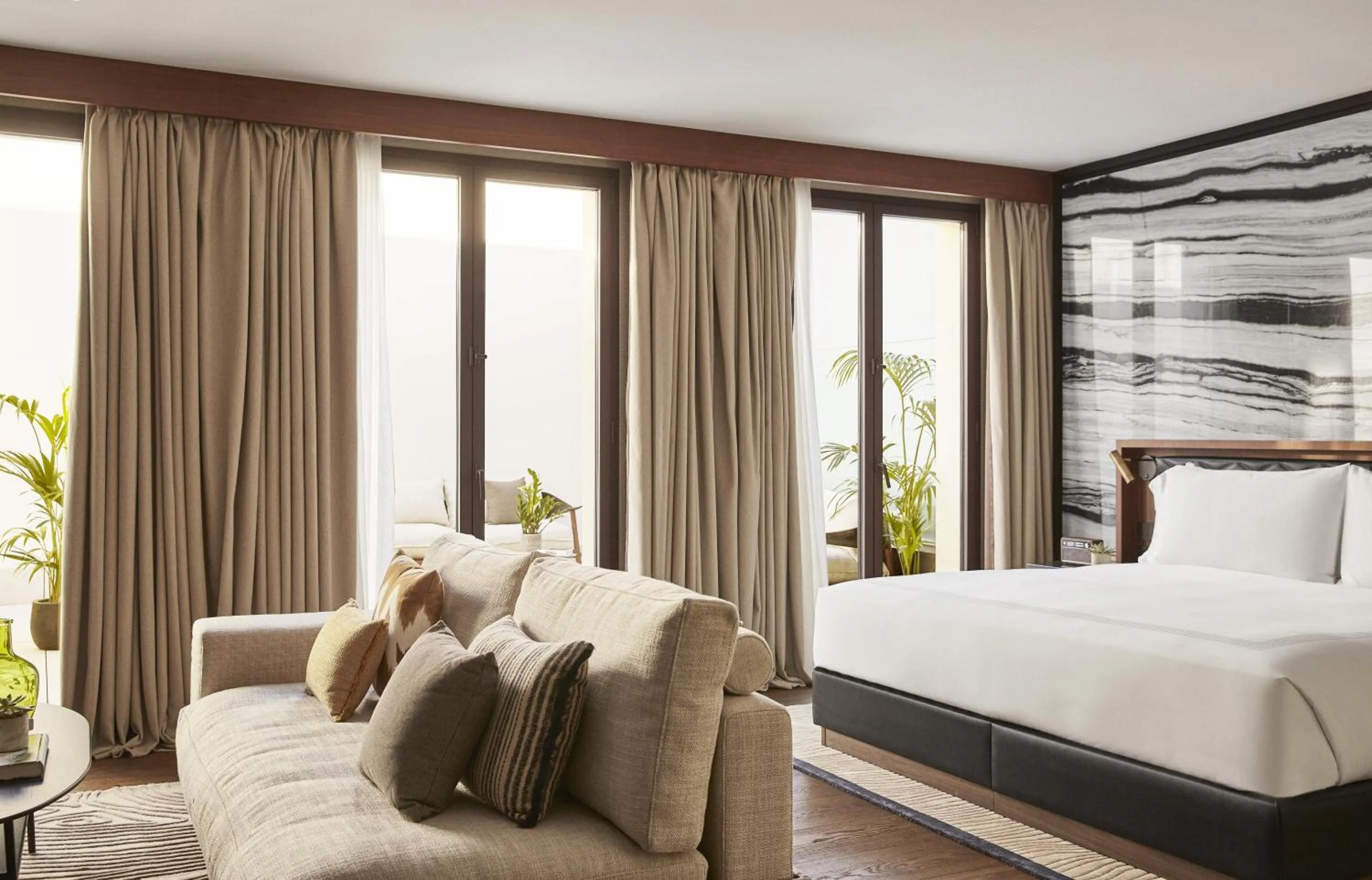 Bed in Thompson Madrid, by Hyatt