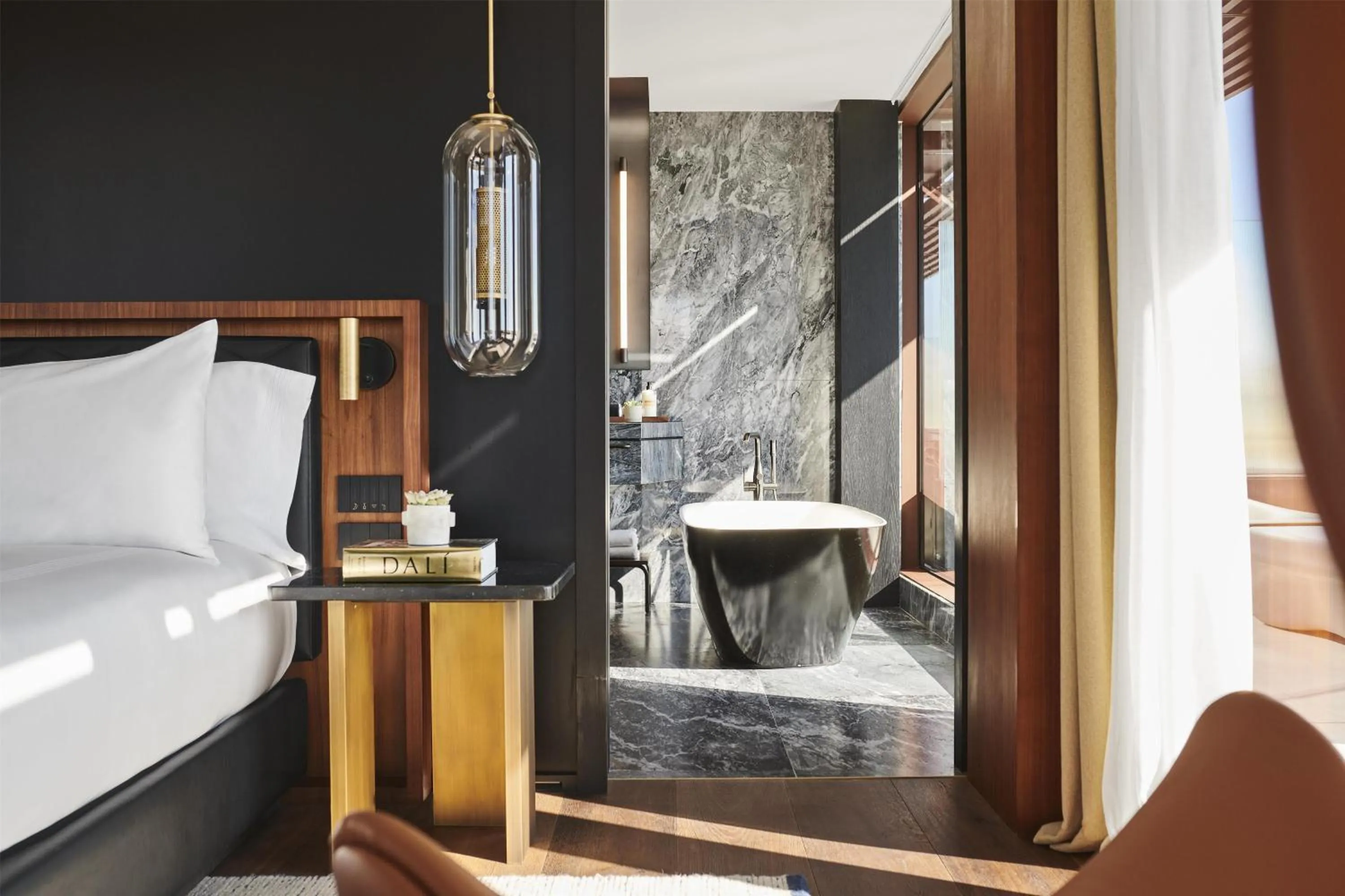 Bed in Thompson Madrid, by Hyatt