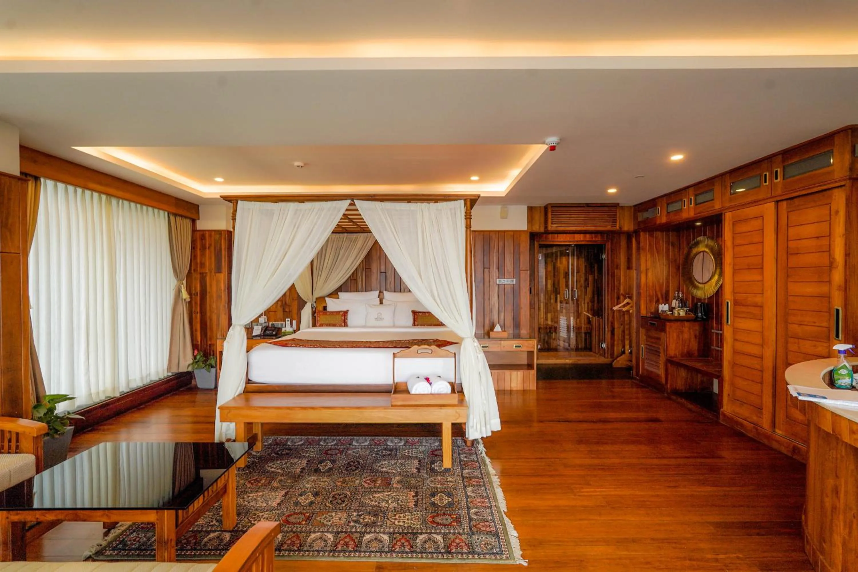 Bedroom, Bed in Chandys Drizzle Drops - Munnar Top Station