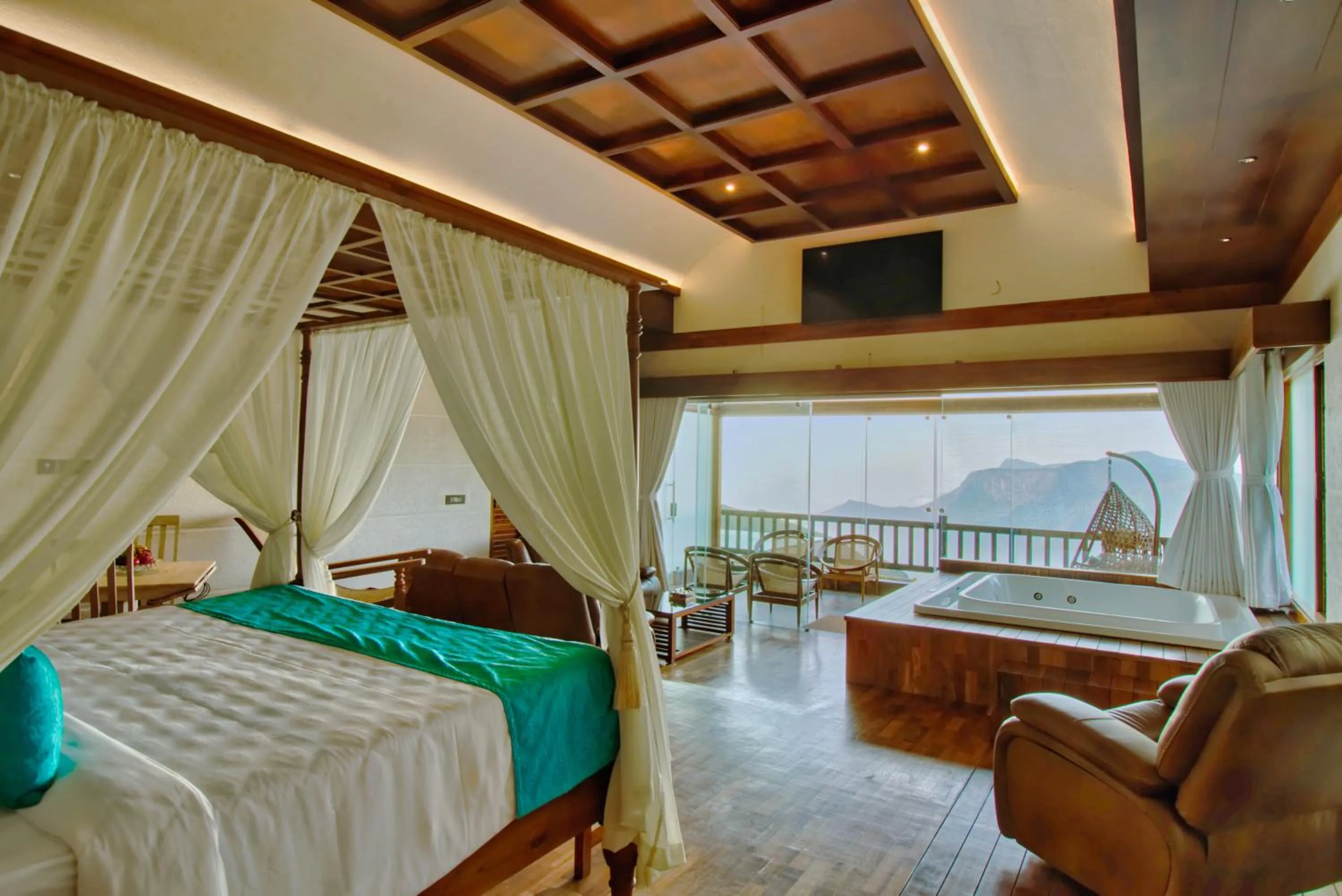 Bed in Chandys Drizzle Drops - Munnar Top Station