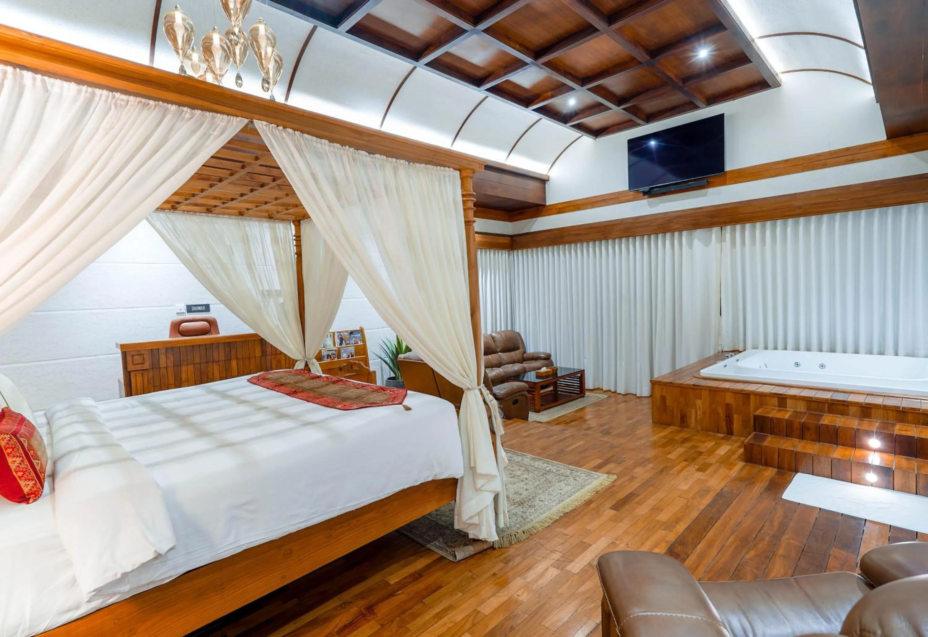 Bedroom, Bed in Chandys Drizzle Drops - Munnar Top Station