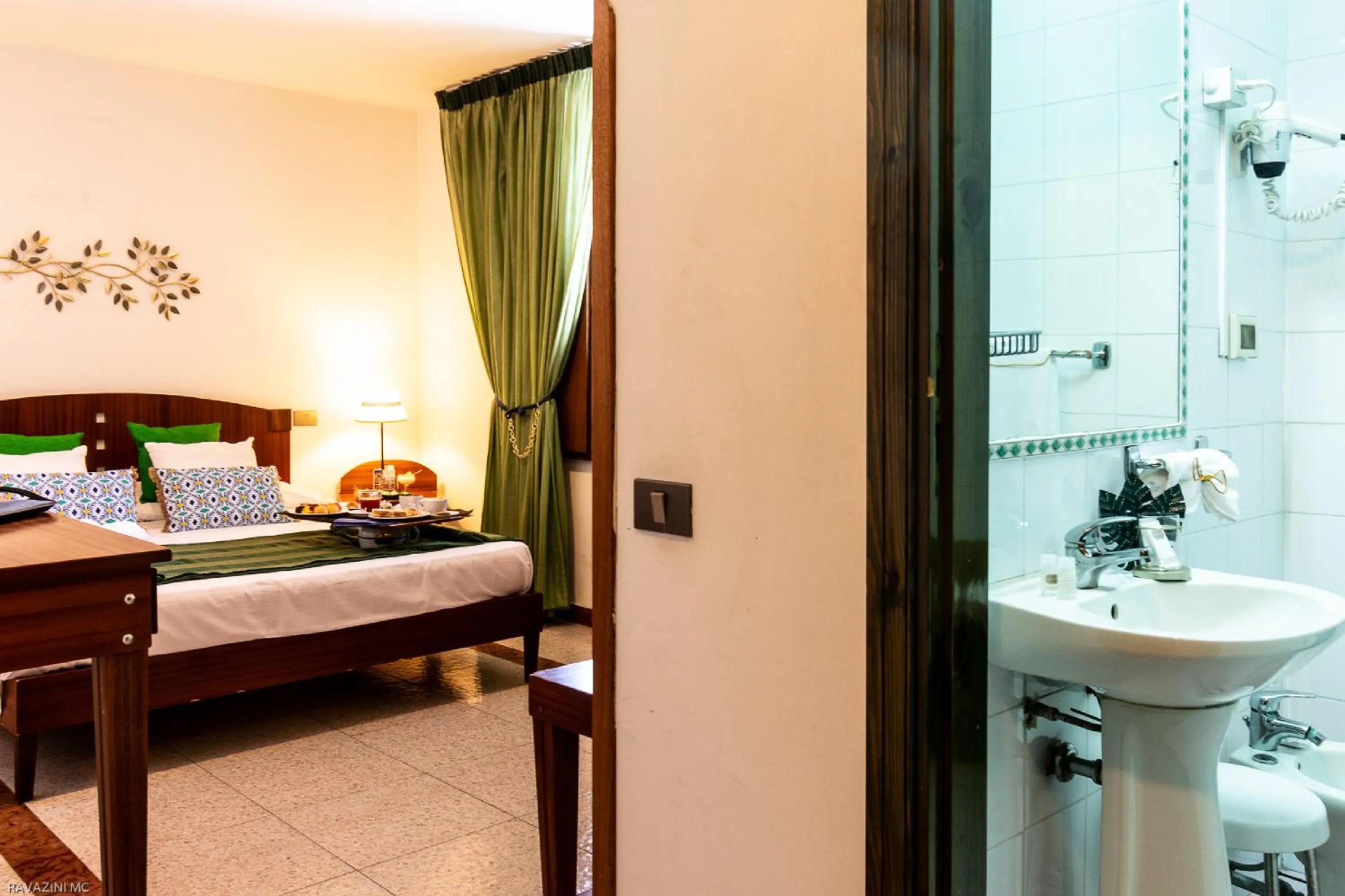 Bed in Hotel Villa d'Amato