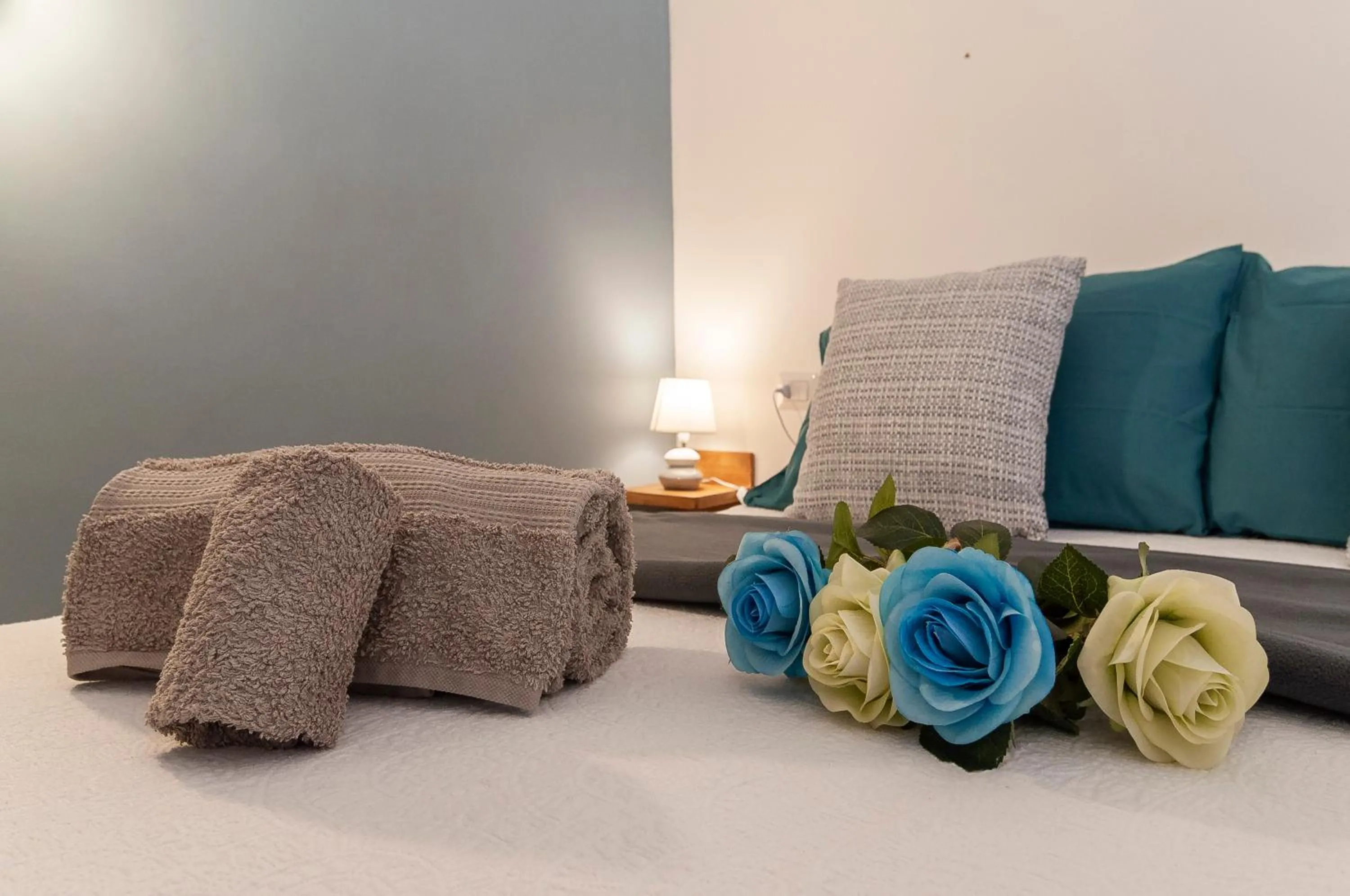 Bed in CIRCEO Holiday Houses