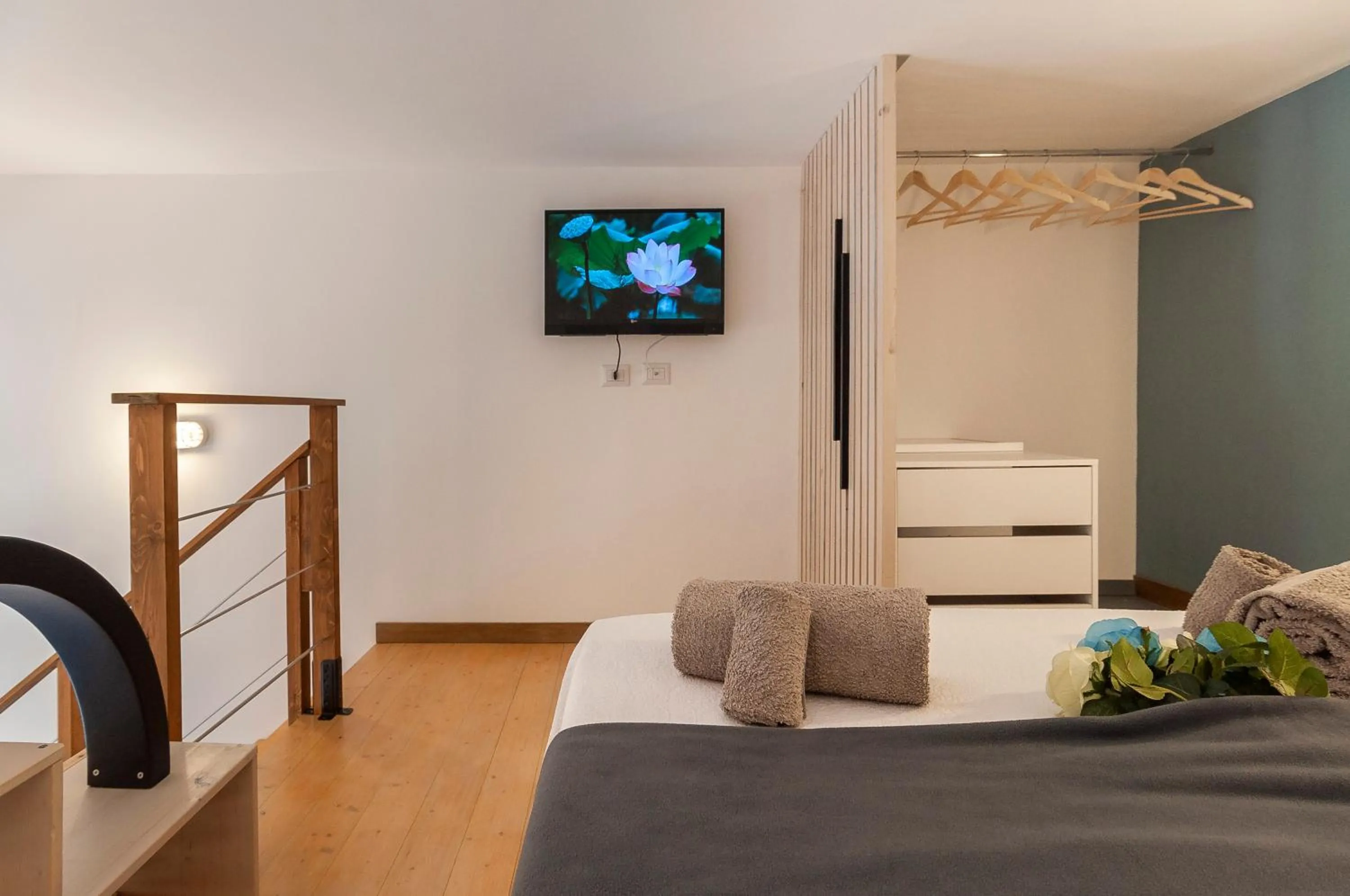 Bed in CIRCEO Holiday Houses