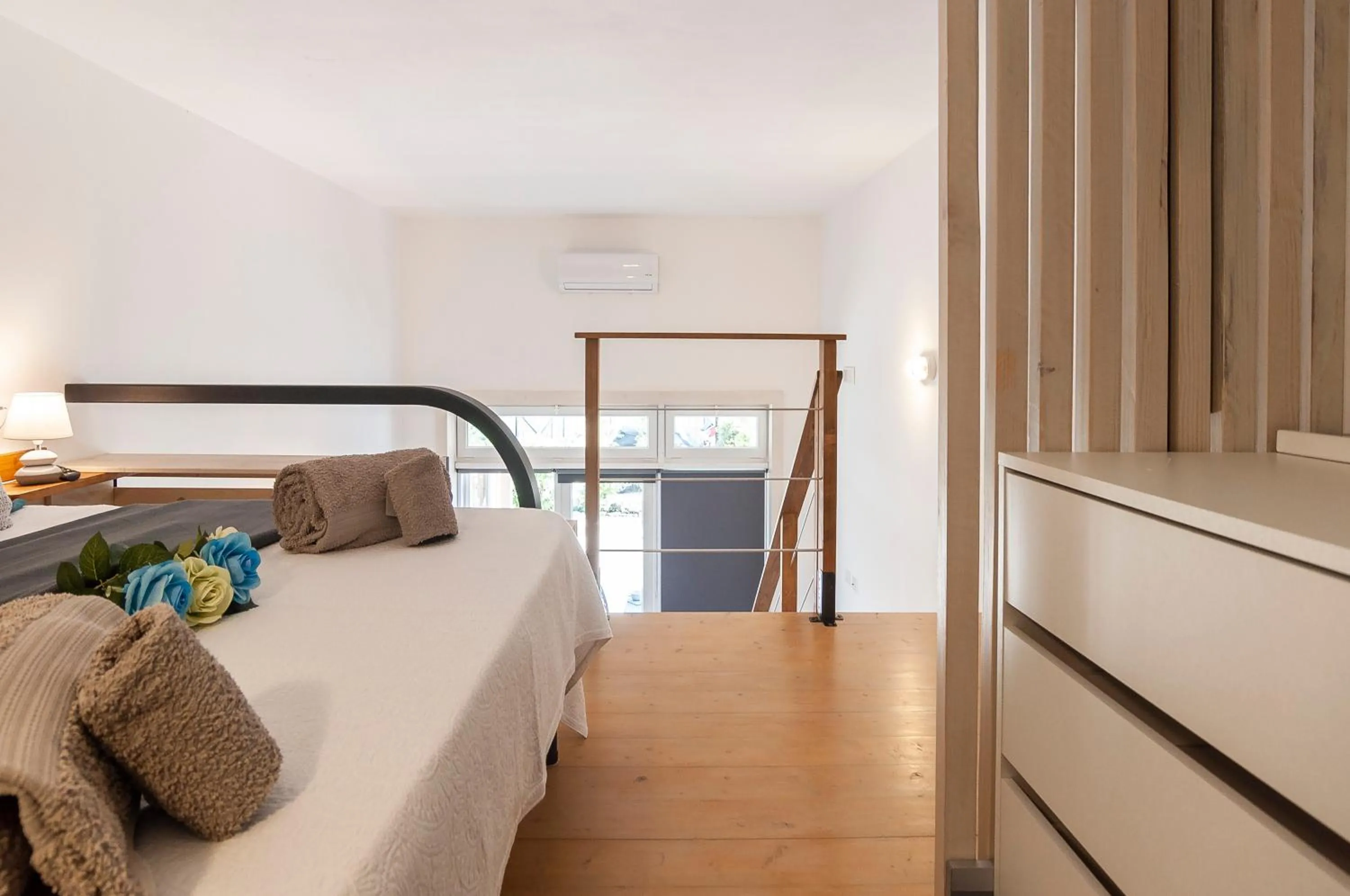 Bed in CIRCEO Holiday Houses