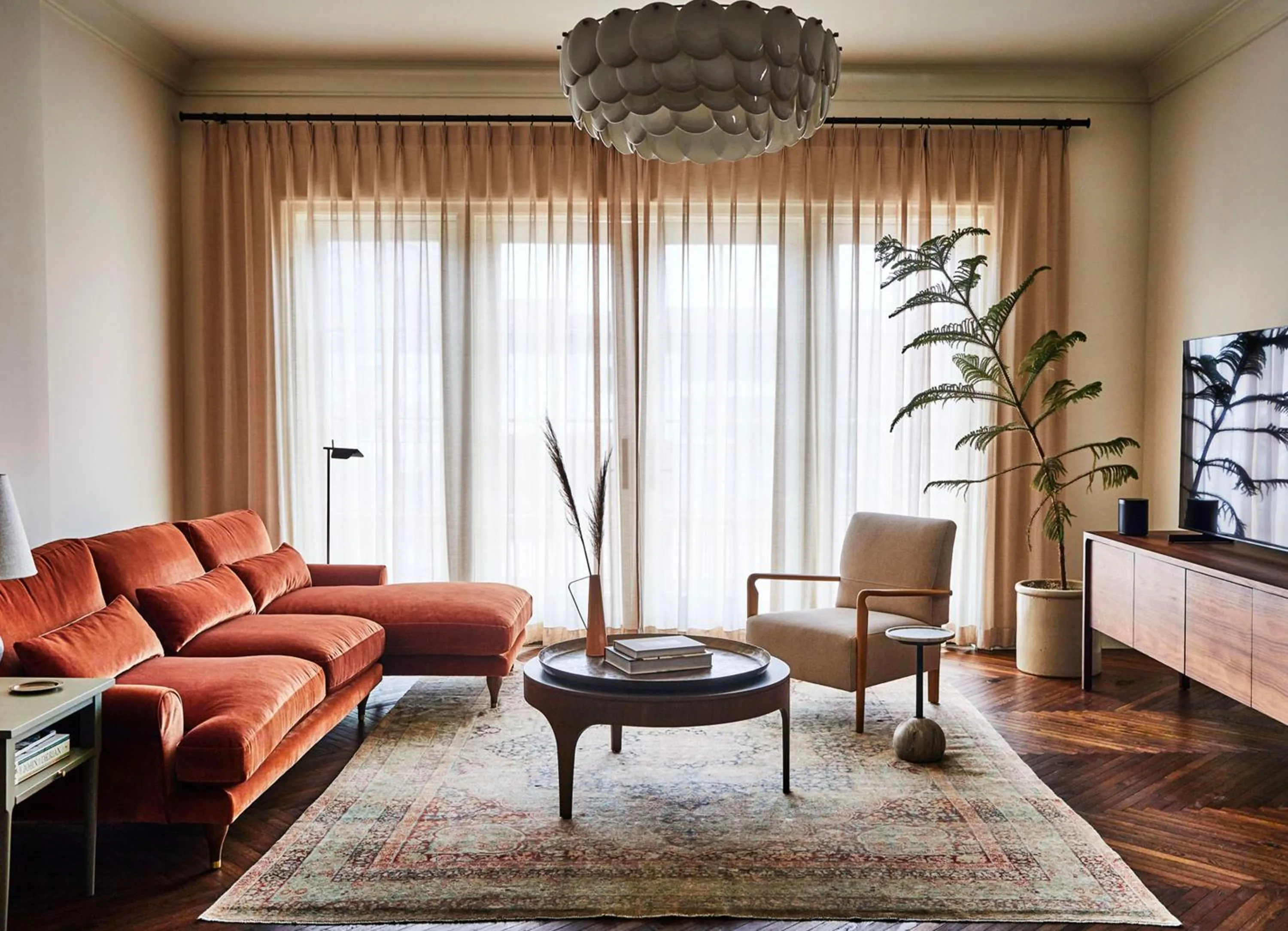 Living room in The Pinch Charleston