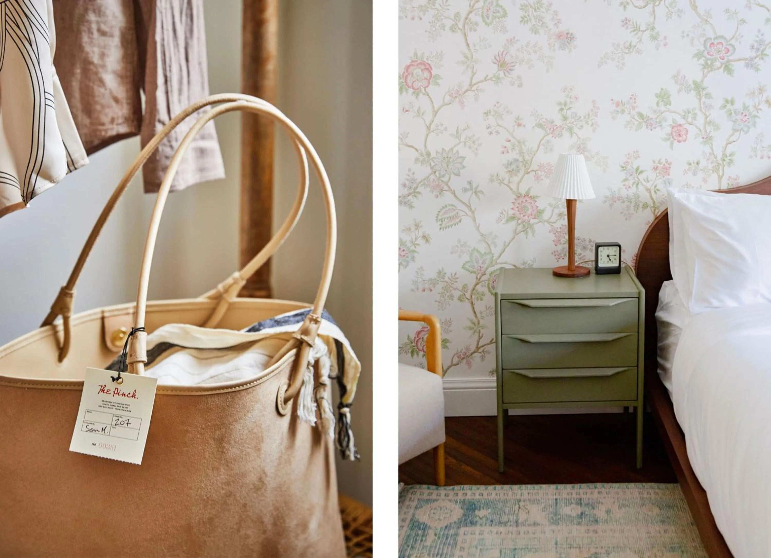 Decorative detail, Bed in The Pinch Charleston