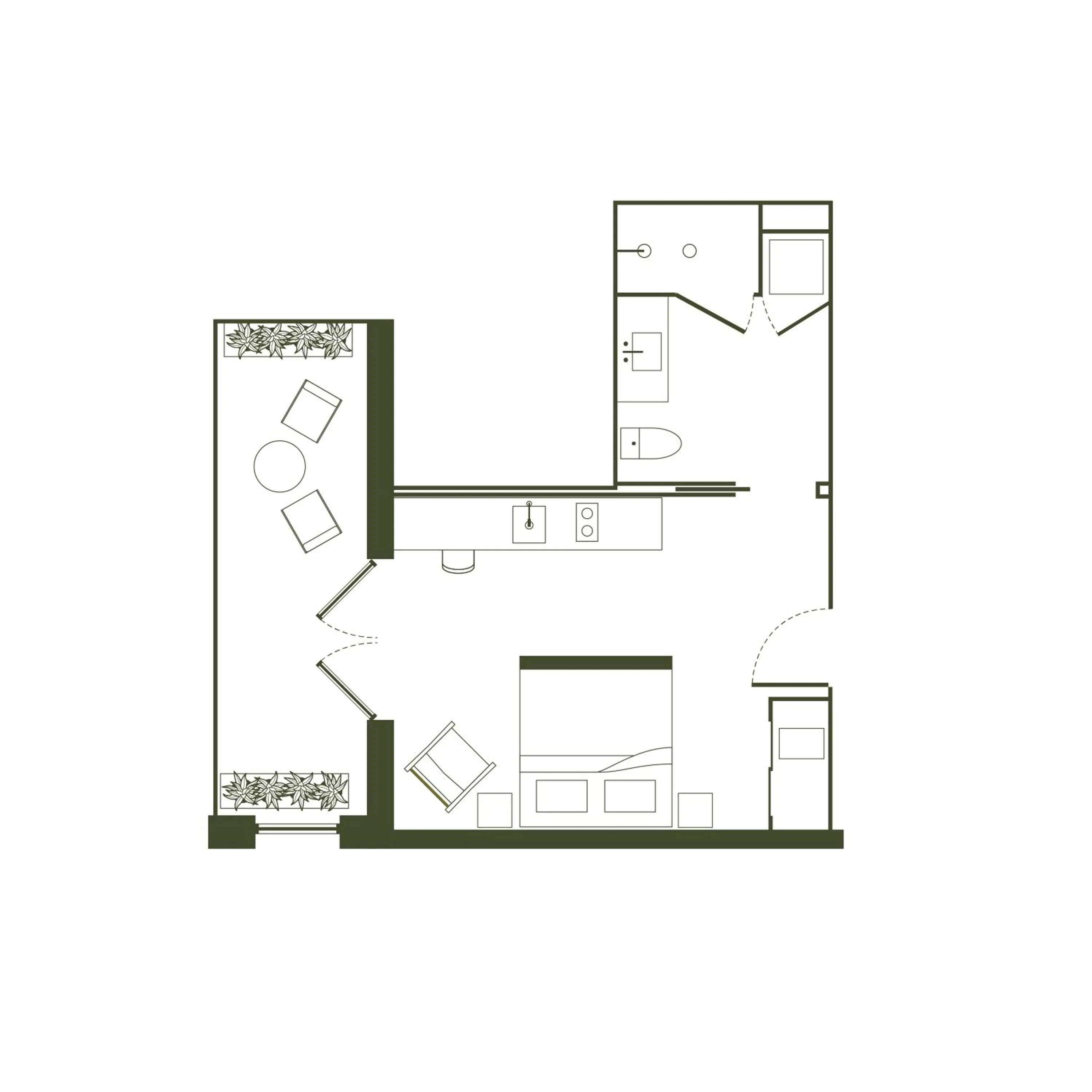 Floor plan in The Pinch Charleston