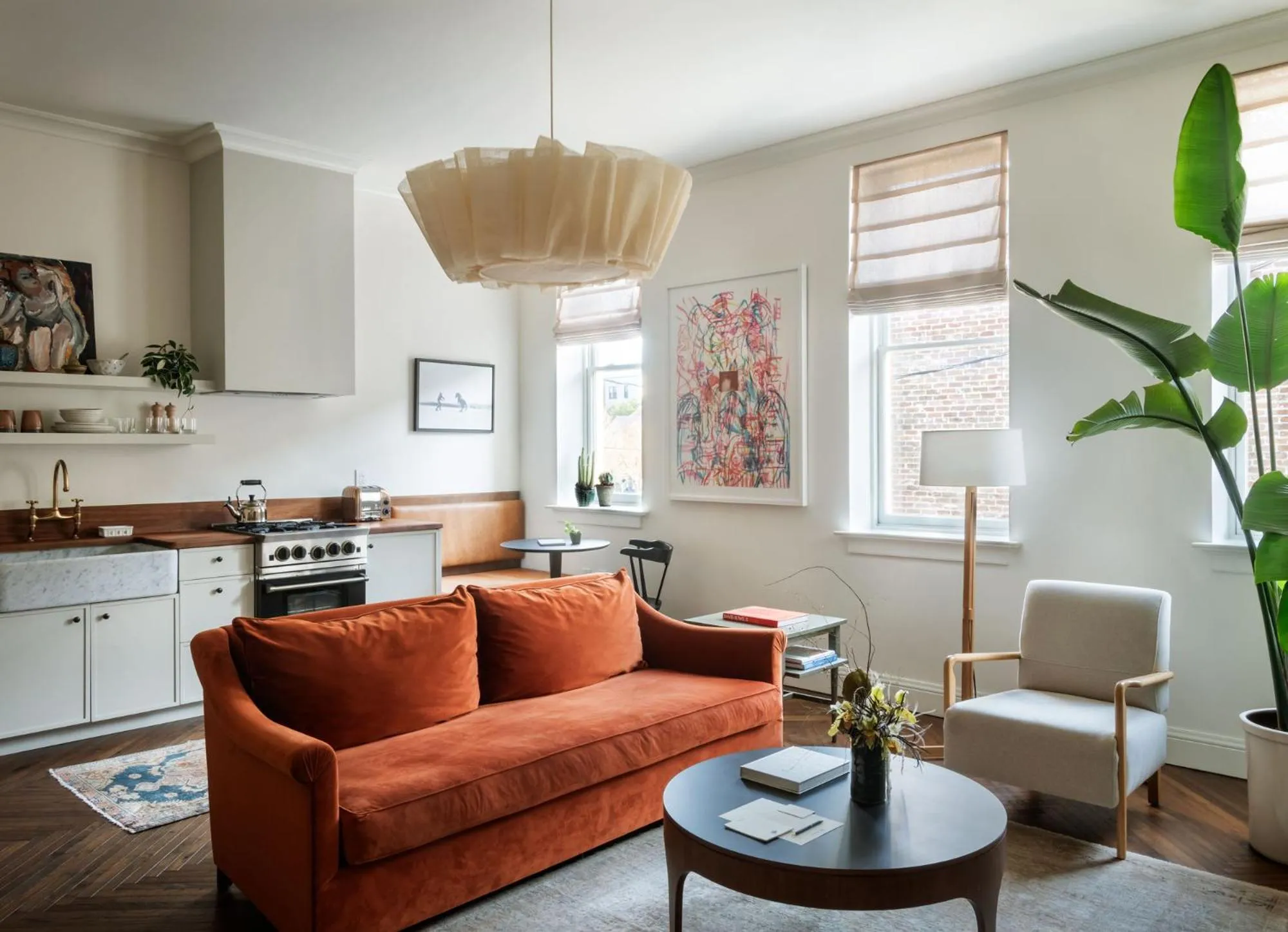 Living room in The Pinch Charleston