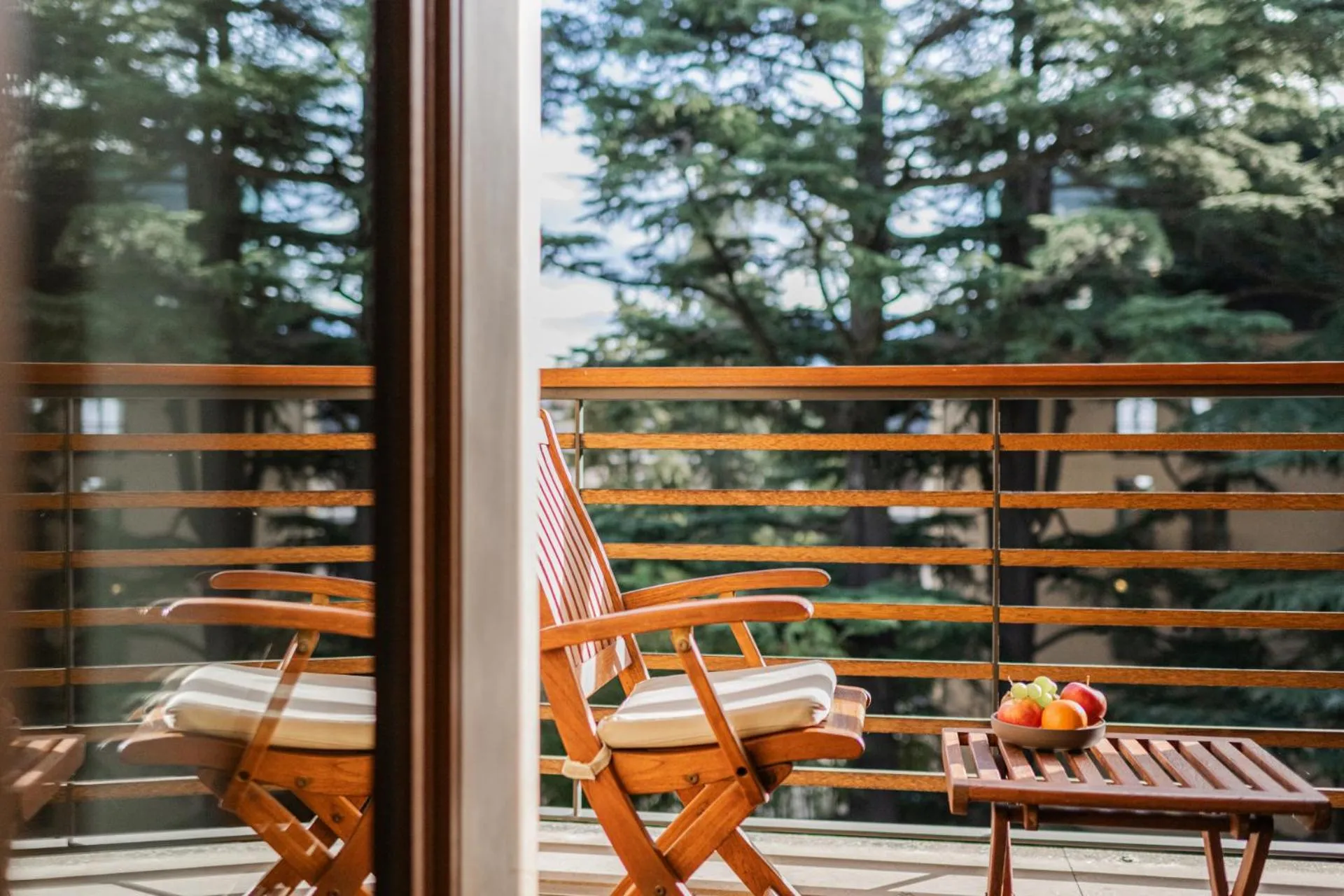 Balcony/Terrace in Hotel Therme Meran - Terme Merano