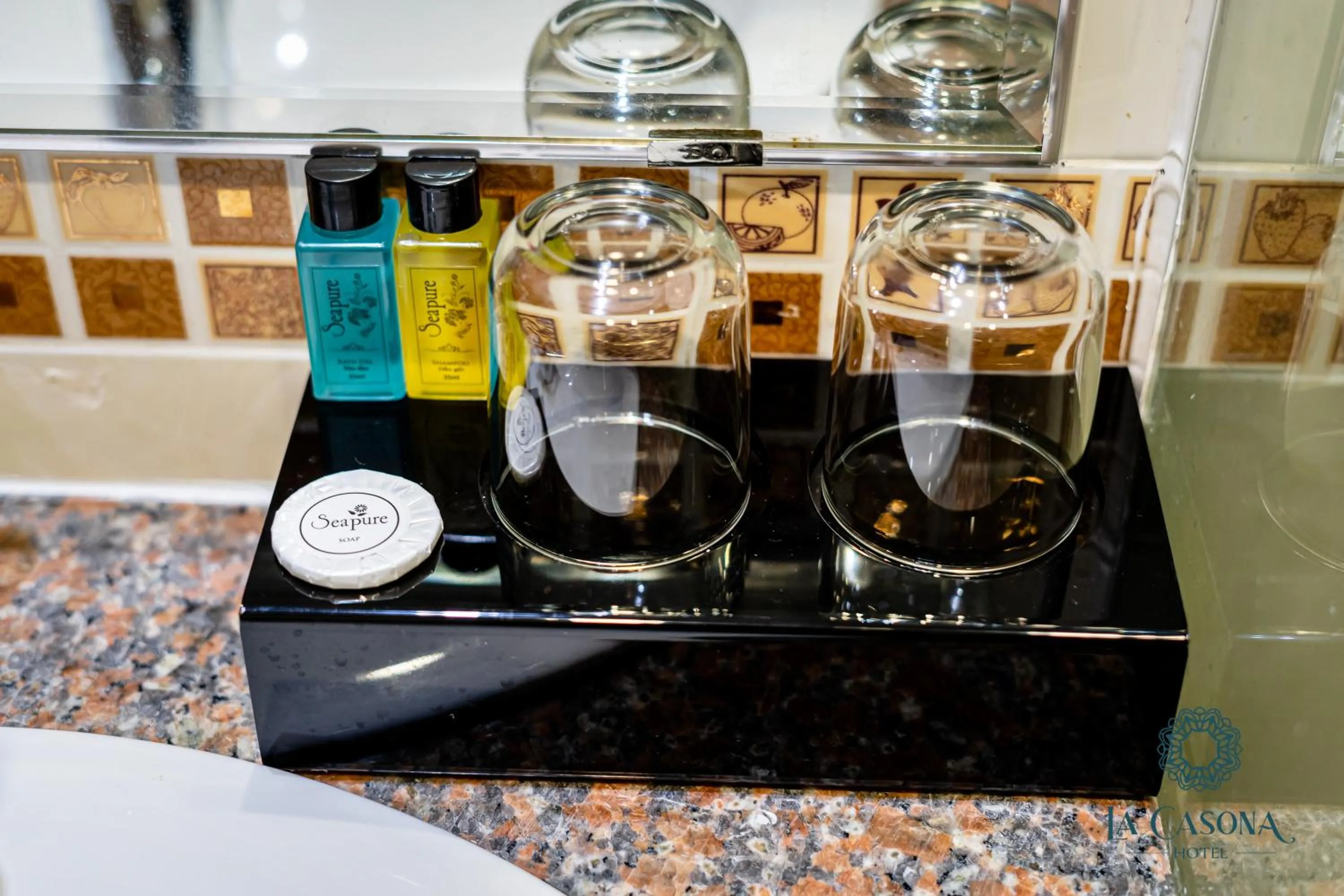 Decorative detail in La Casona Hotel